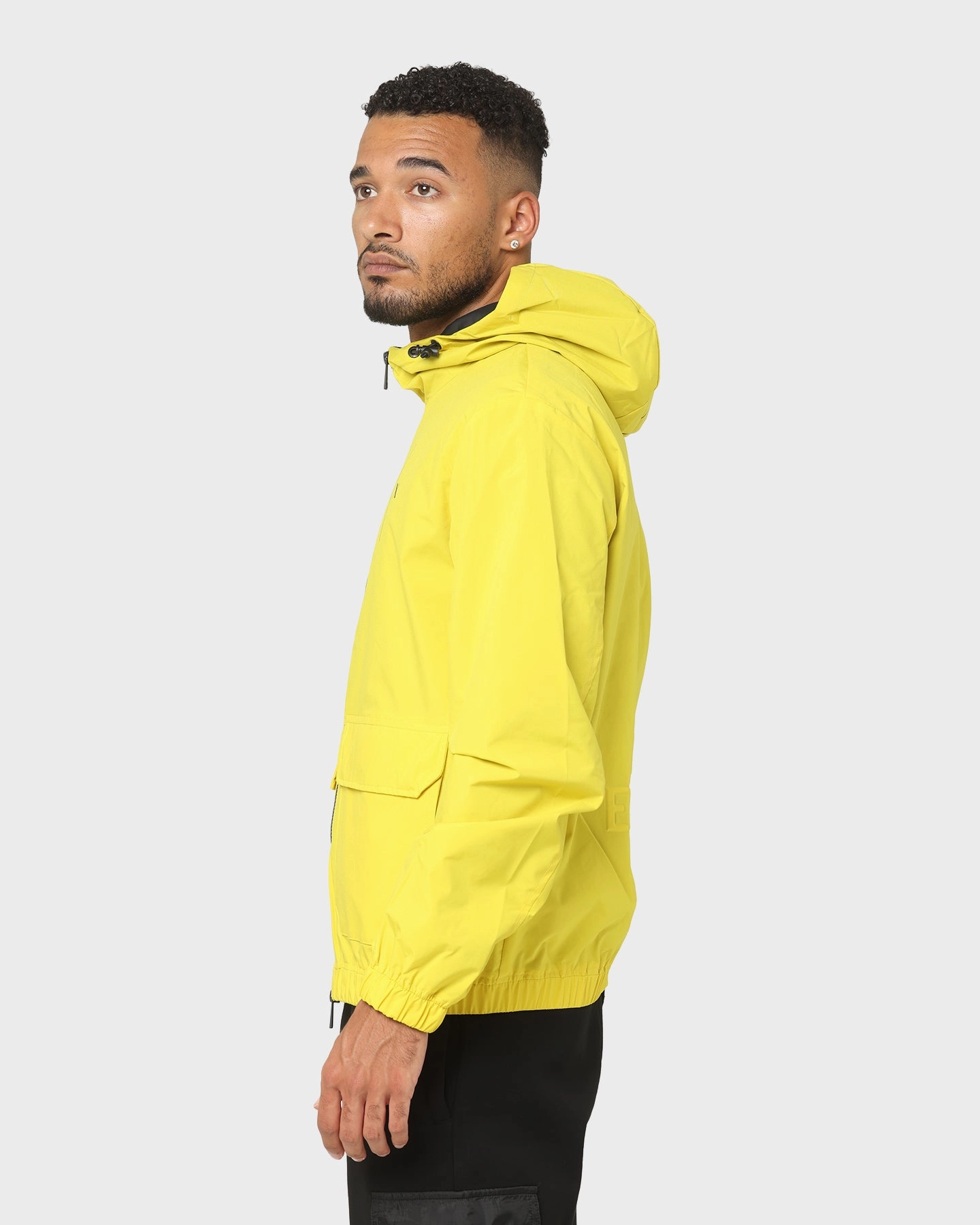 Armani Exchange Blouson Hoodie Acid Yellow/Black