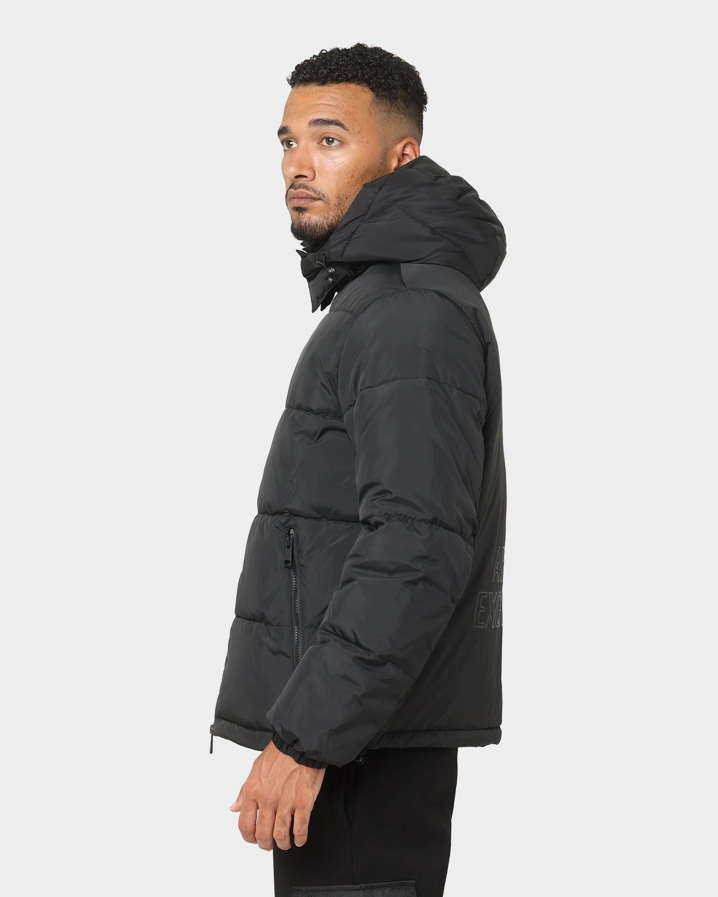 Armani Exchange Blouson Hoodie Black