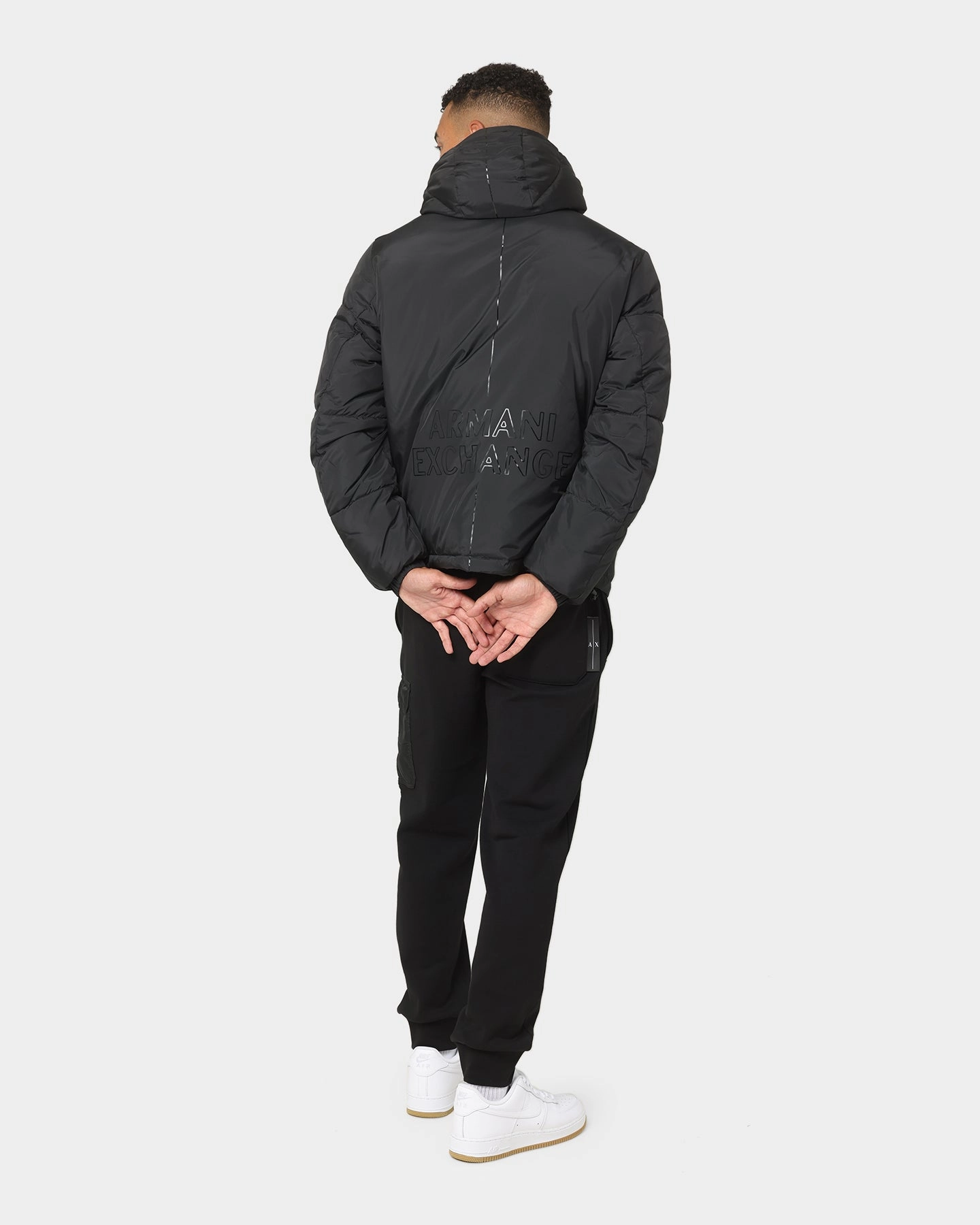Armani Exchange Blouson Hoodie Black