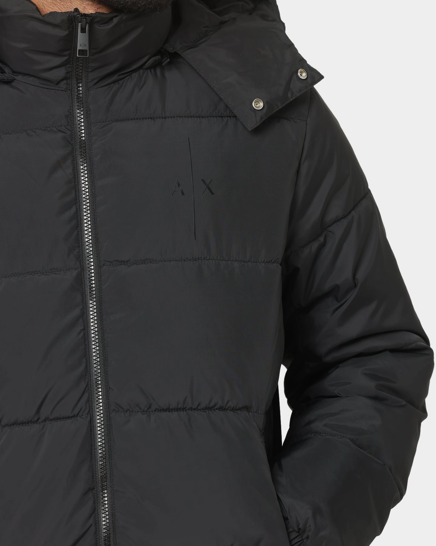 Armani Exchange Blouson Hoodie Black