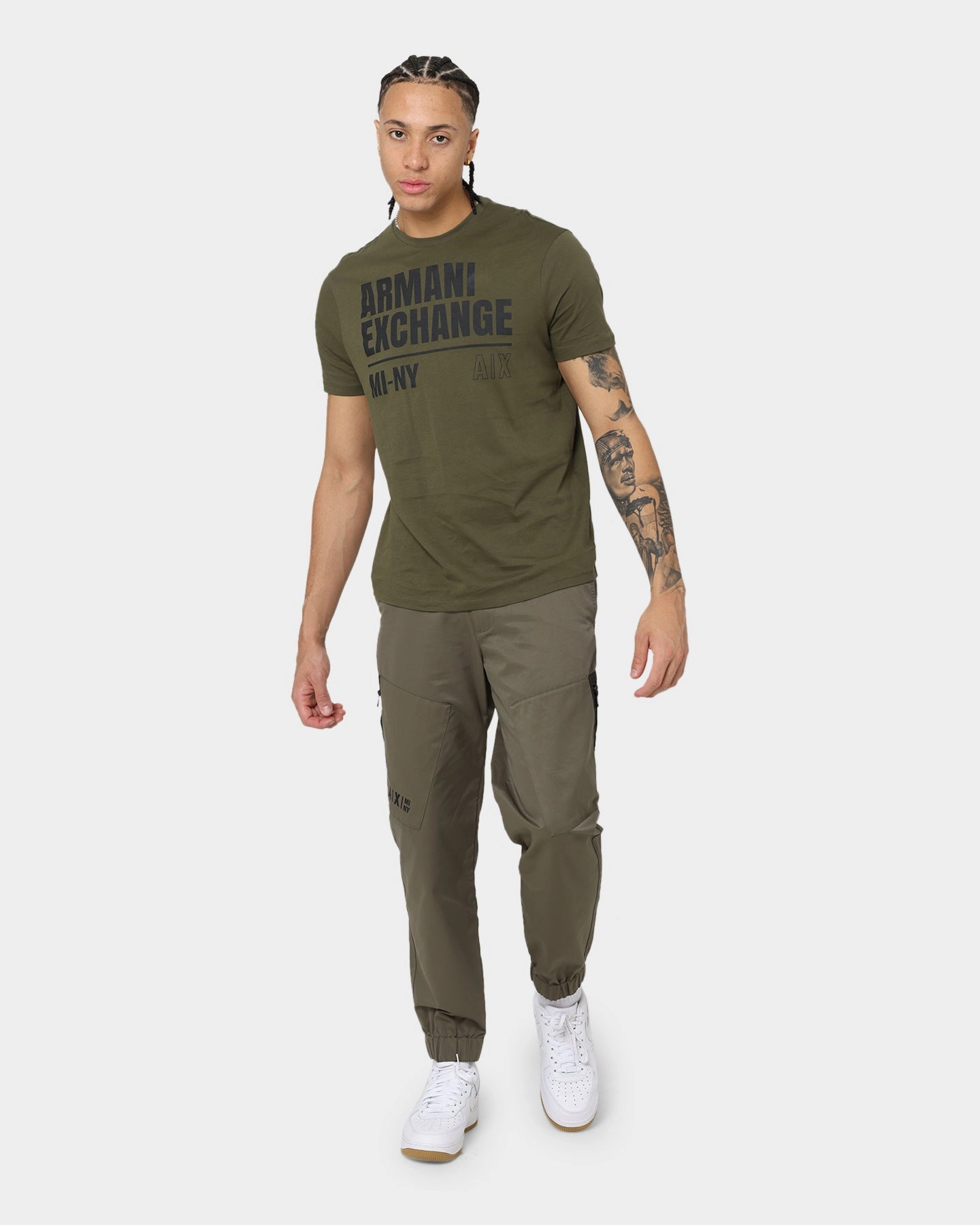 Armani Exchange Pantaloni Joggers Medium Green