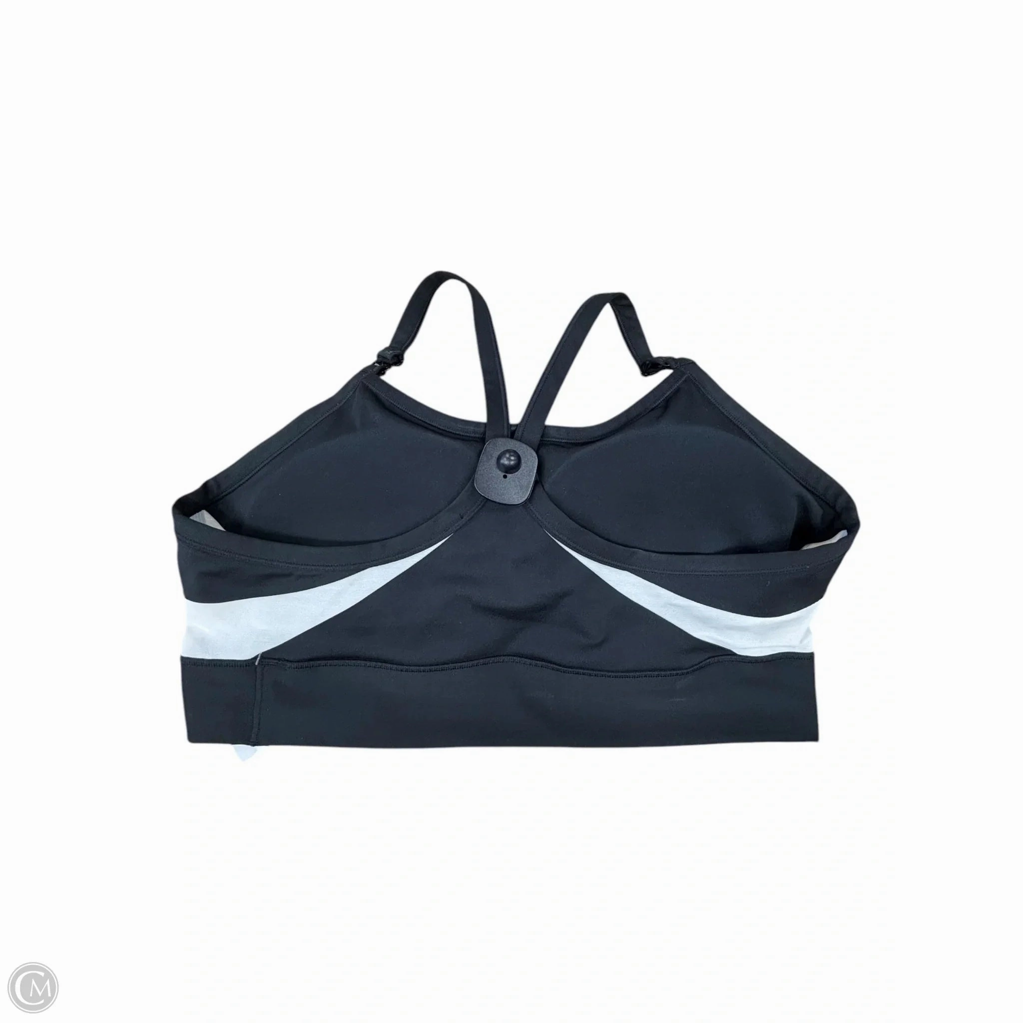 Athletic Bra By Nike Apparel In Black & White. Size: 2x