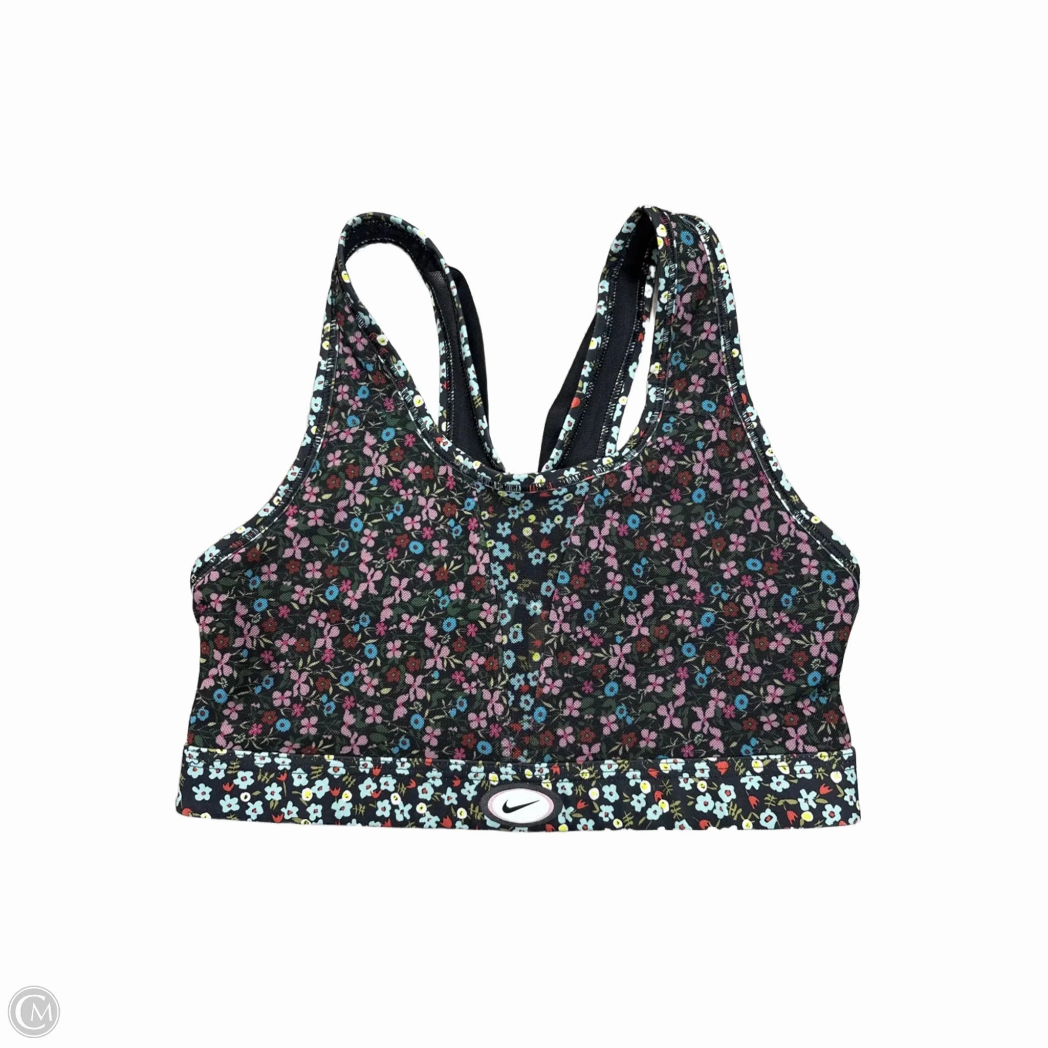 Athletic Bra By Nike In Floral Print. Size: S