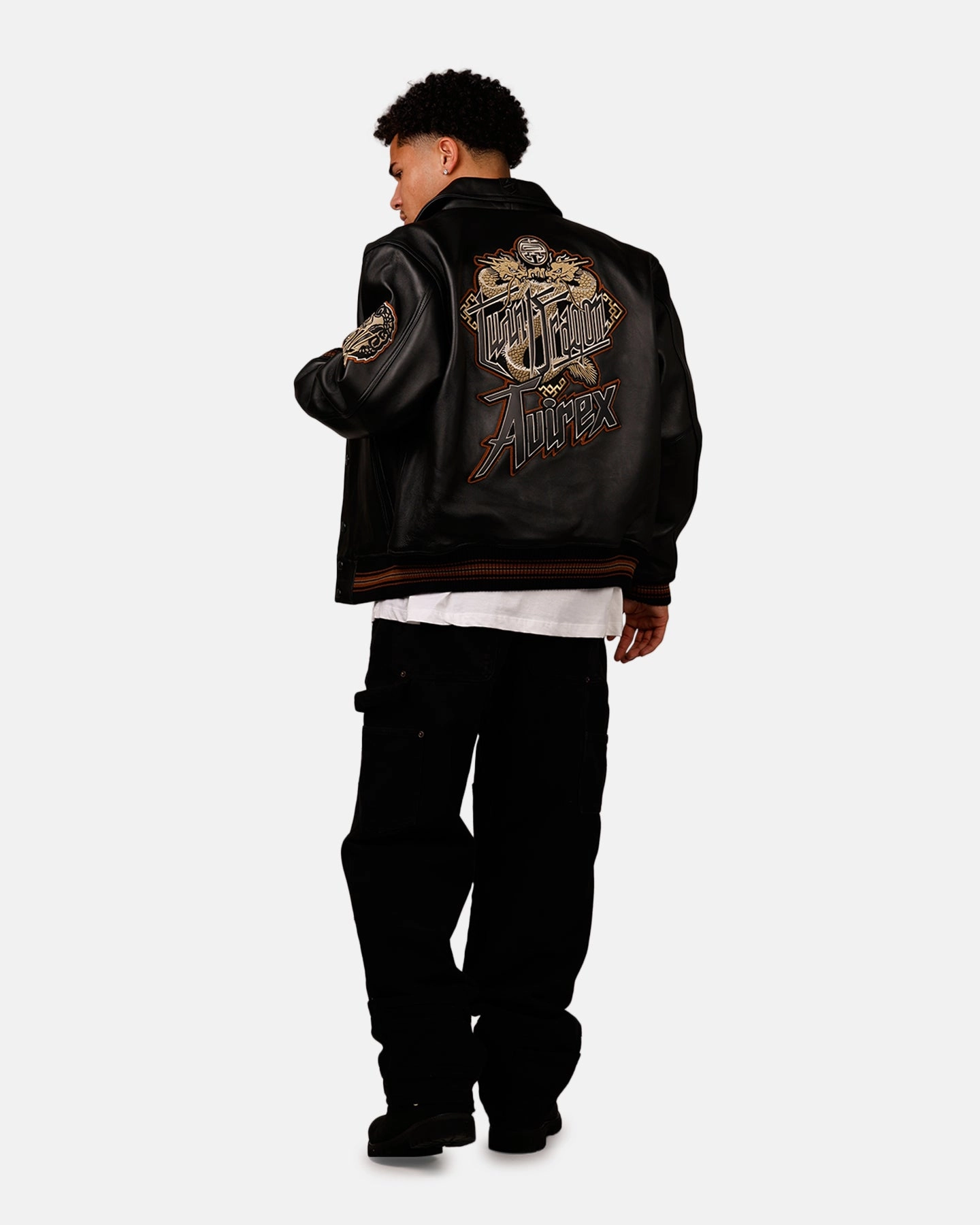 Avirex Twin Dragon Jacket Black