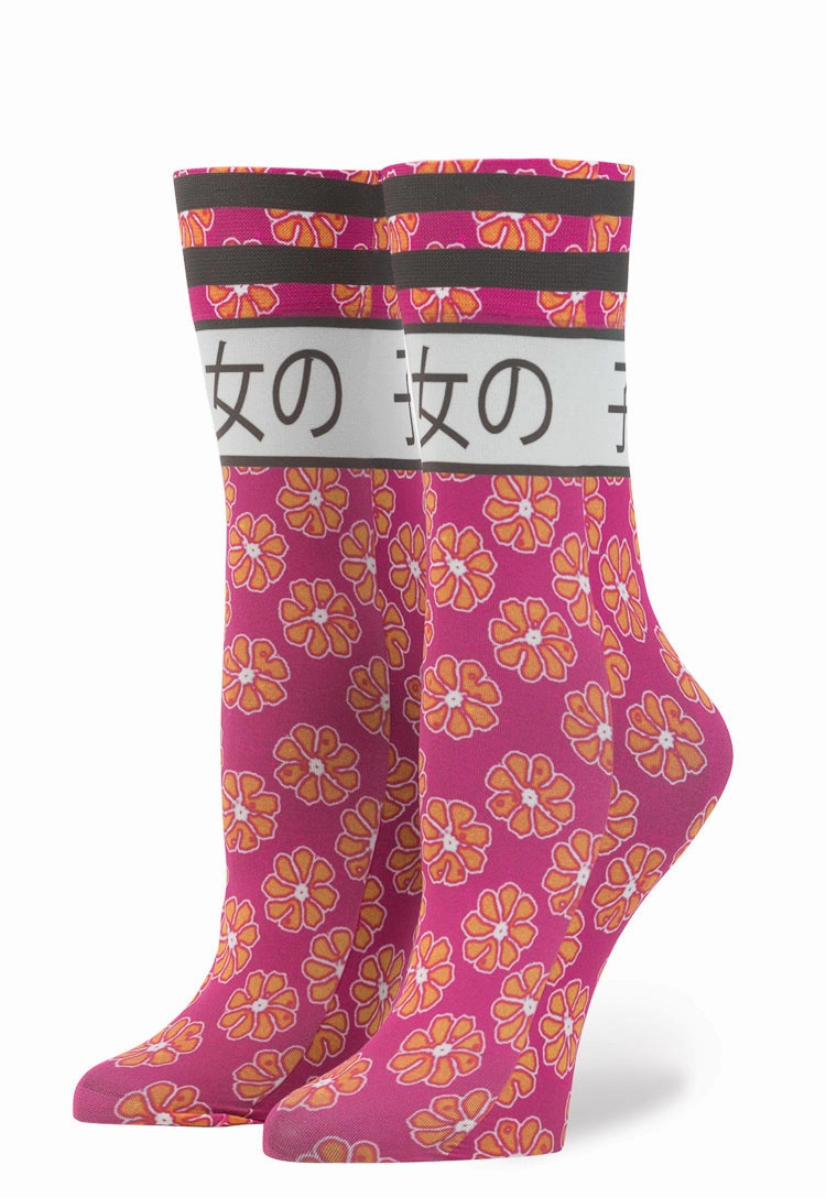 Bad Gal Sock (rihanna Collab) Pink