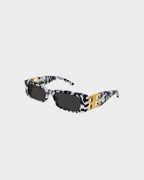 Balenciaga Dynasty Sunglasses Black/White