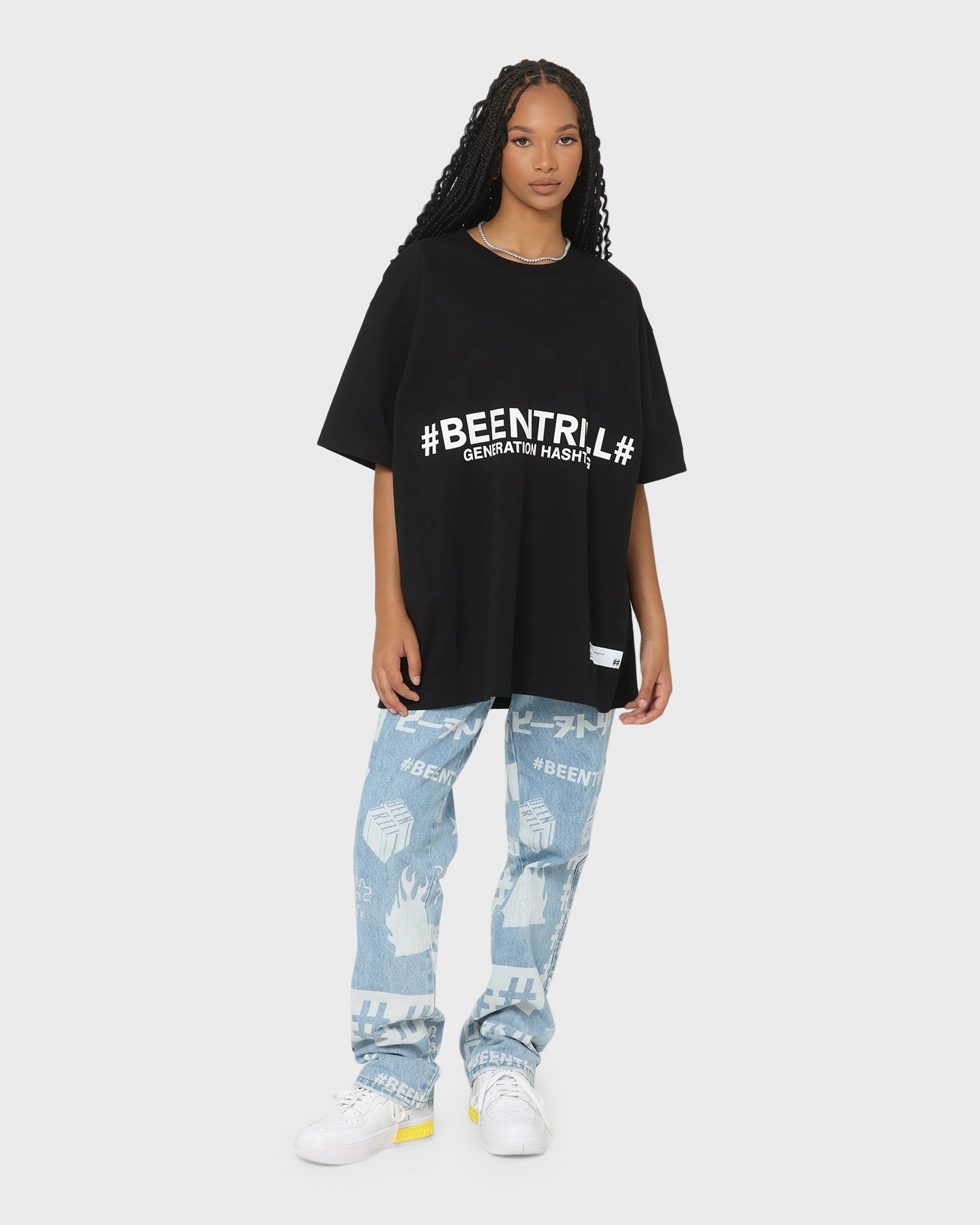 Been Trill Generation Hashtag Short Sleeve T-Shirt Black