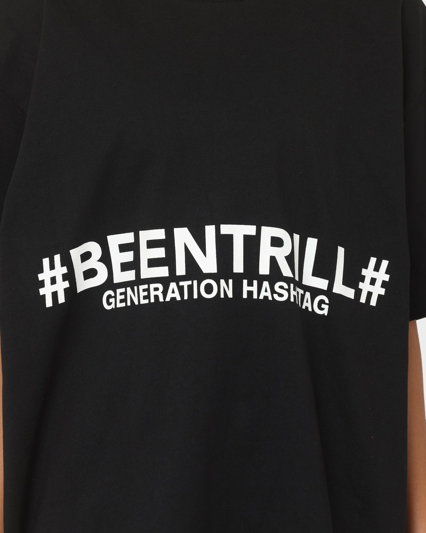 Been Trill Generation Hashtag Short Sleeve T-Shirt Black