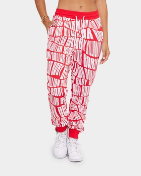 Billion Dollar Baby All Over Print Jogger Red