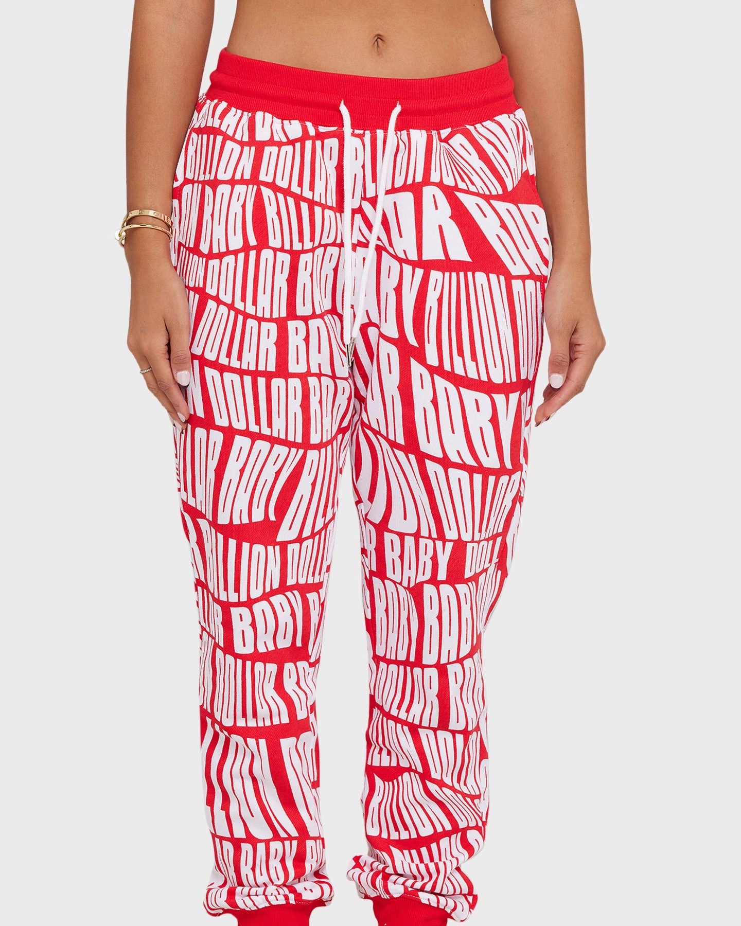 Billion Dollar Baby All Over Print Jogger Red