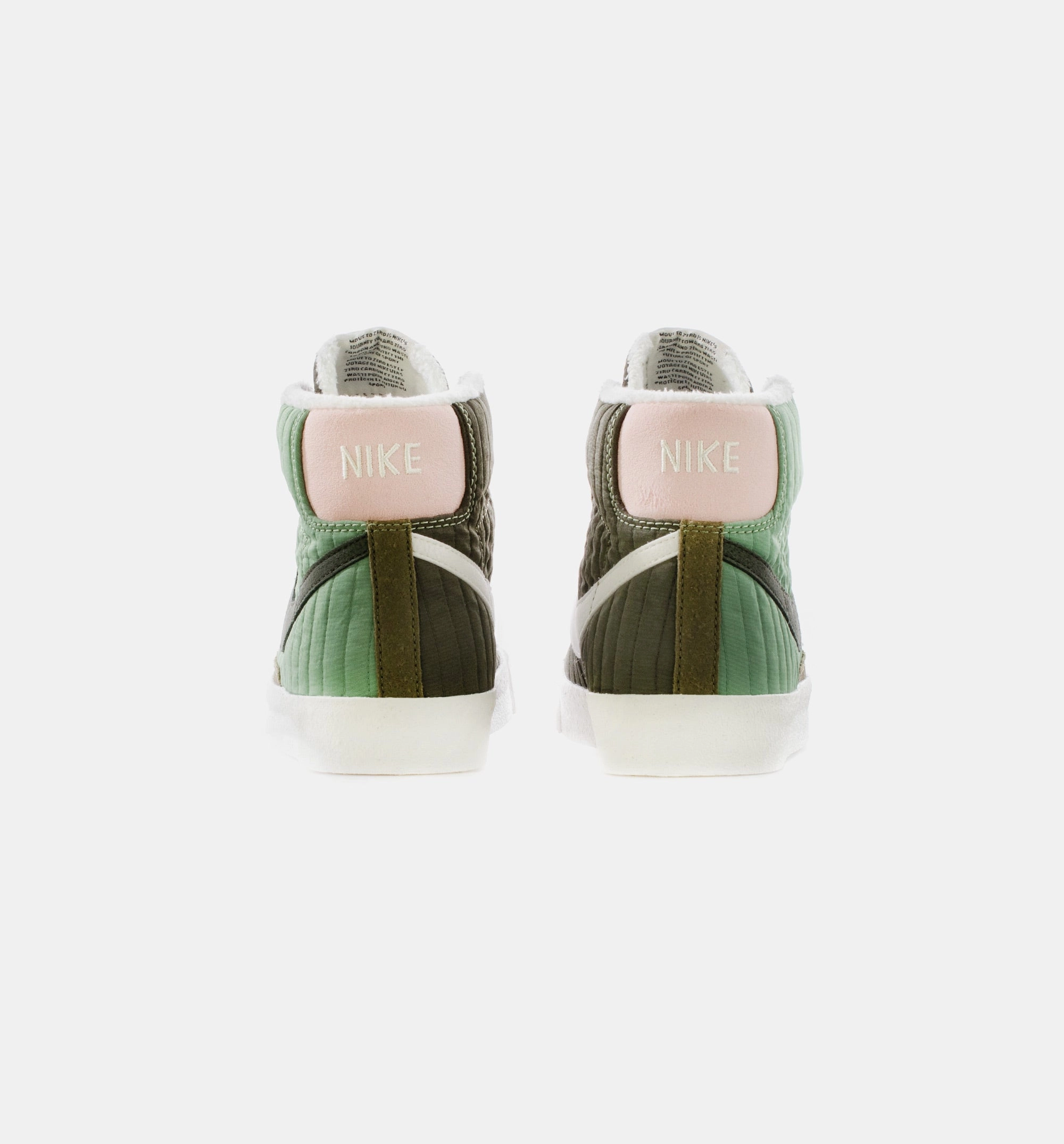 Blazer Mid '77 Grade School Lifestyle Shoe - Oil Green/Sail/Medium Olive/Sequoia