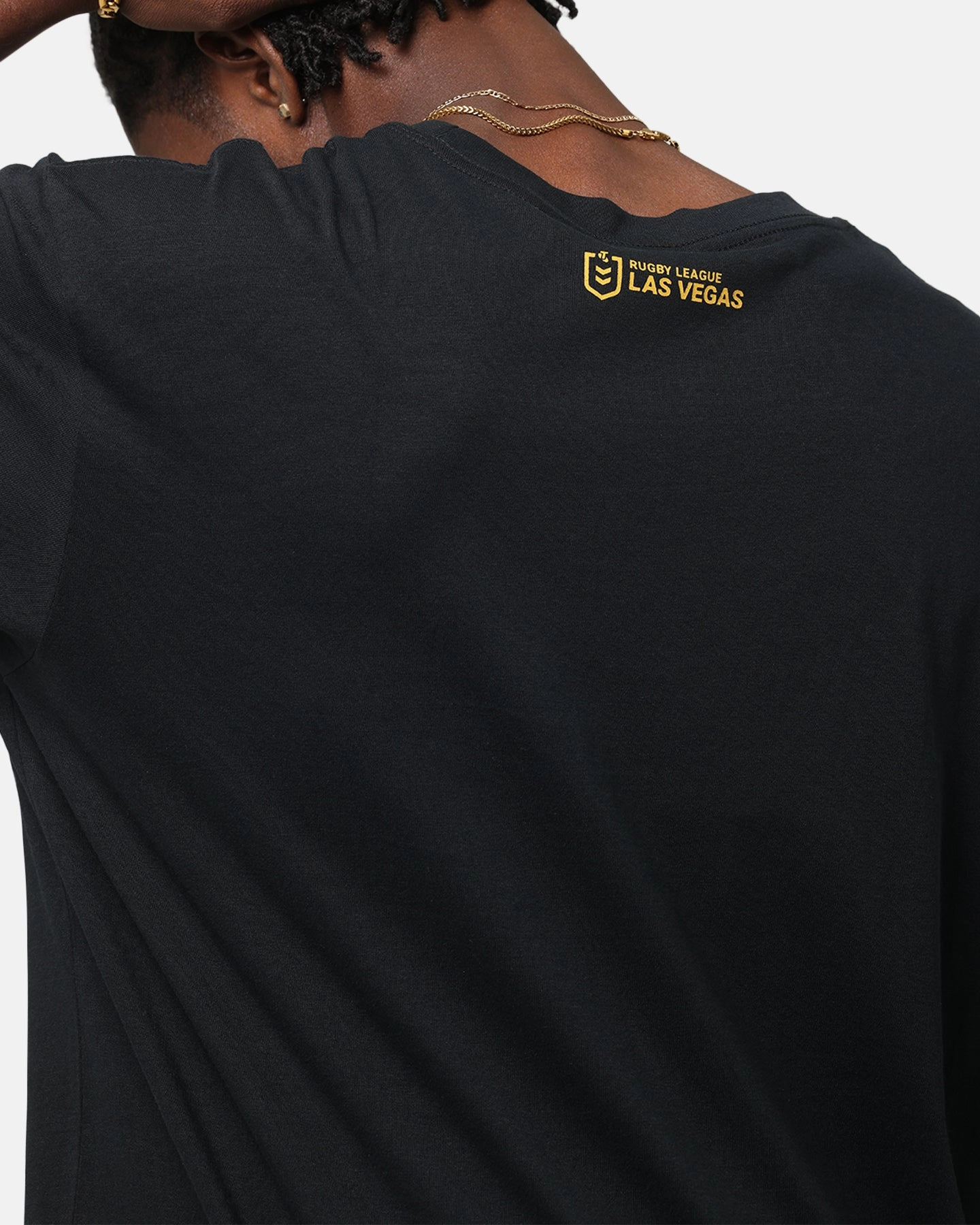 Bleacher Athletic NRL 2025 Las Vegas Round T-Shirt Black