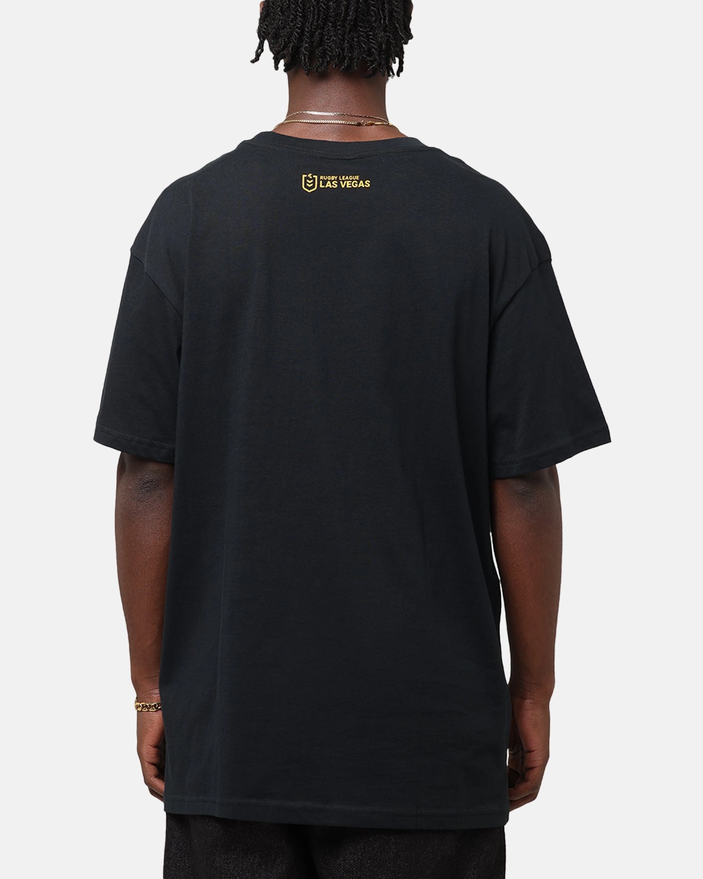 Bleacher Athletic NRL 2025 Las Vegas Round T-Shirt Black