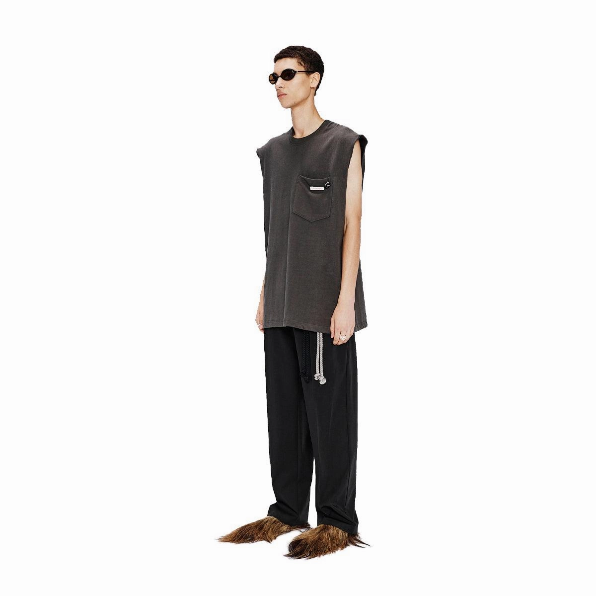 Blue Stem Sleeveless Tee 'Washed Black'