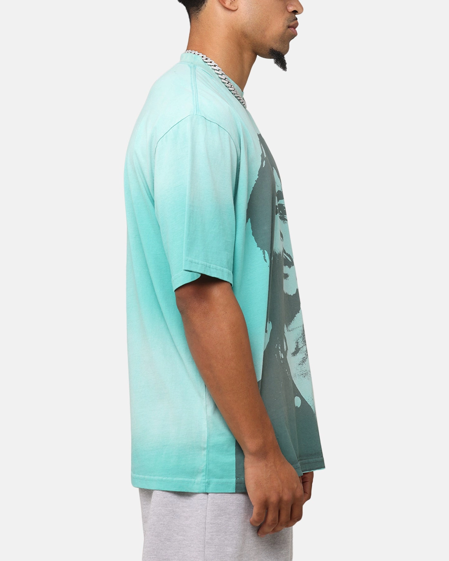 Bob Marley Bob Hem Vintage T-Shirt Washed Blue