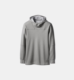 Bonded Linen Mens Hoodie - Grey