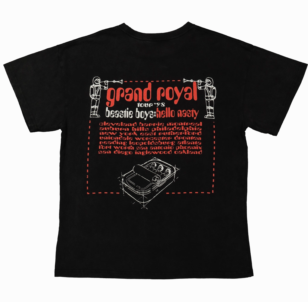 Bravado Hello Nasty '98 Vintage T-Shirt Charcoal