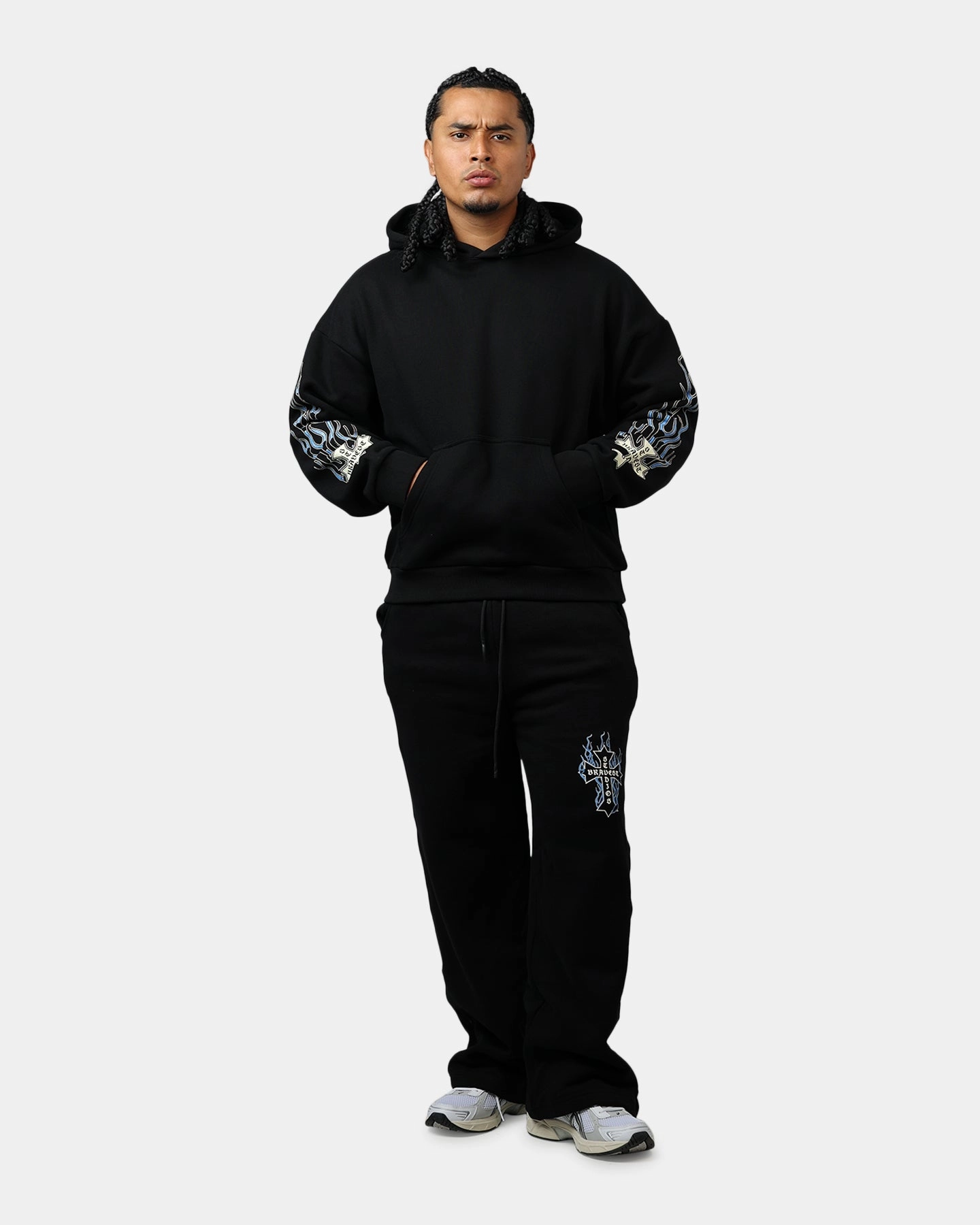 Bravest Eternal Hoodie Black/Blue