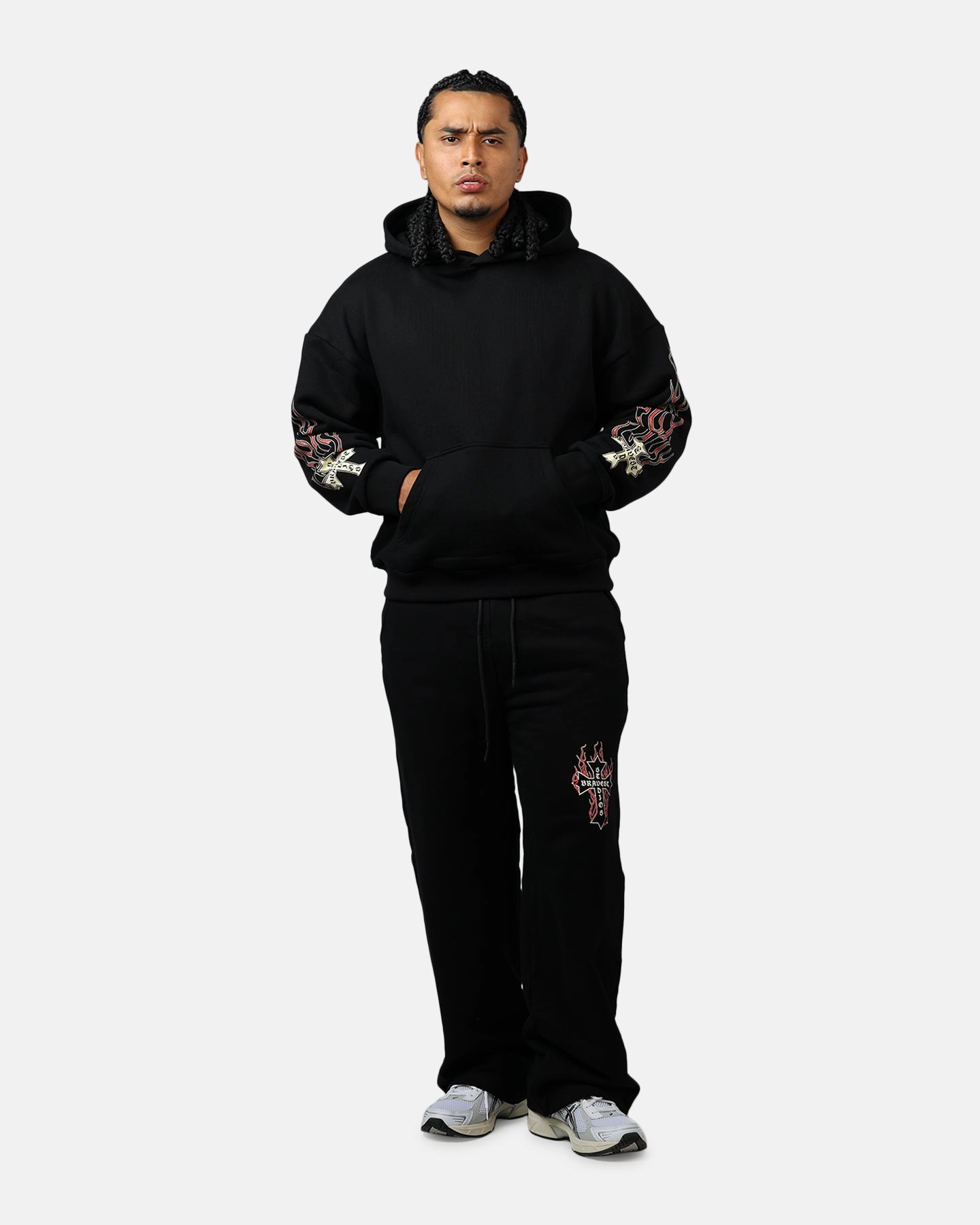 Bravest Eternal Hoodie Black/Red