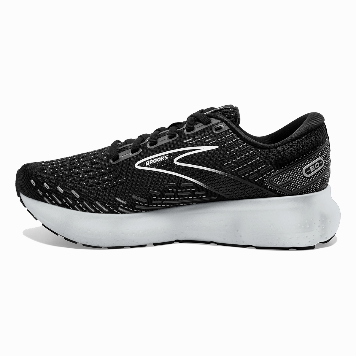 Brooks Glycerin 20 - Black - White - Alloy