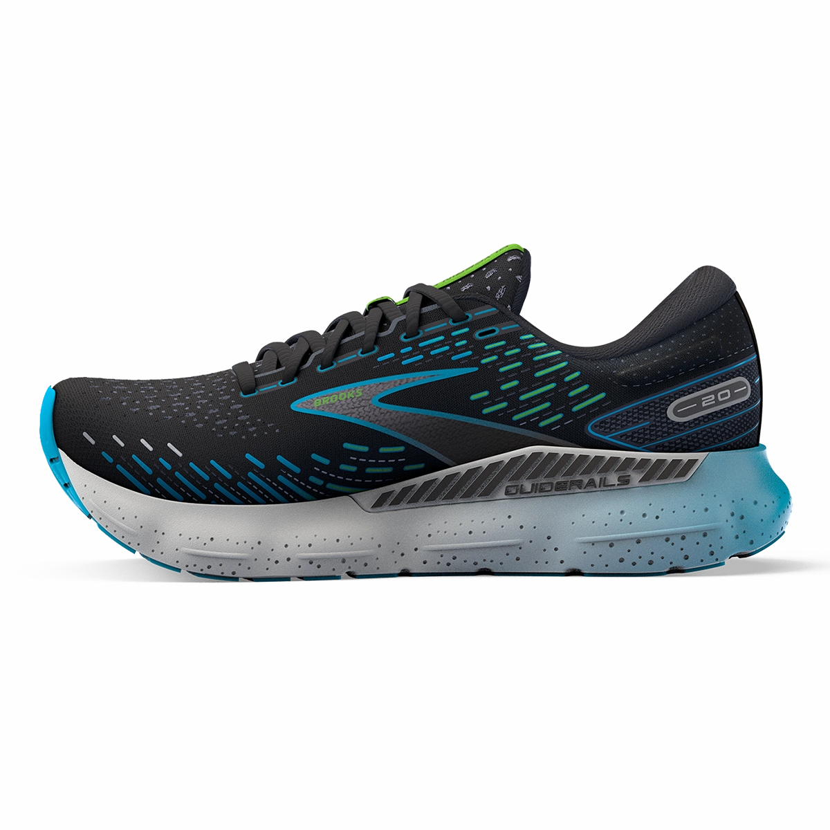 Brooks Glycerin GTS 20 - Black - Hawaiian Ocean - Green