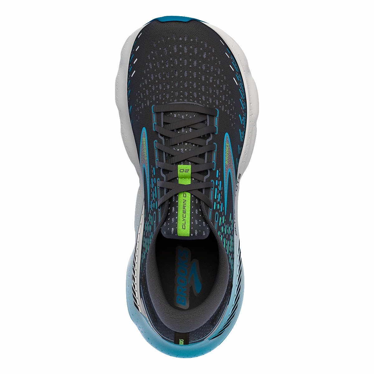 Brooks Glycerin GTS 20 - Black - Hawaiian Ocean - Green
