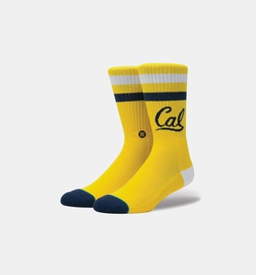 Cal Bear Mens Crew Socks - Gold