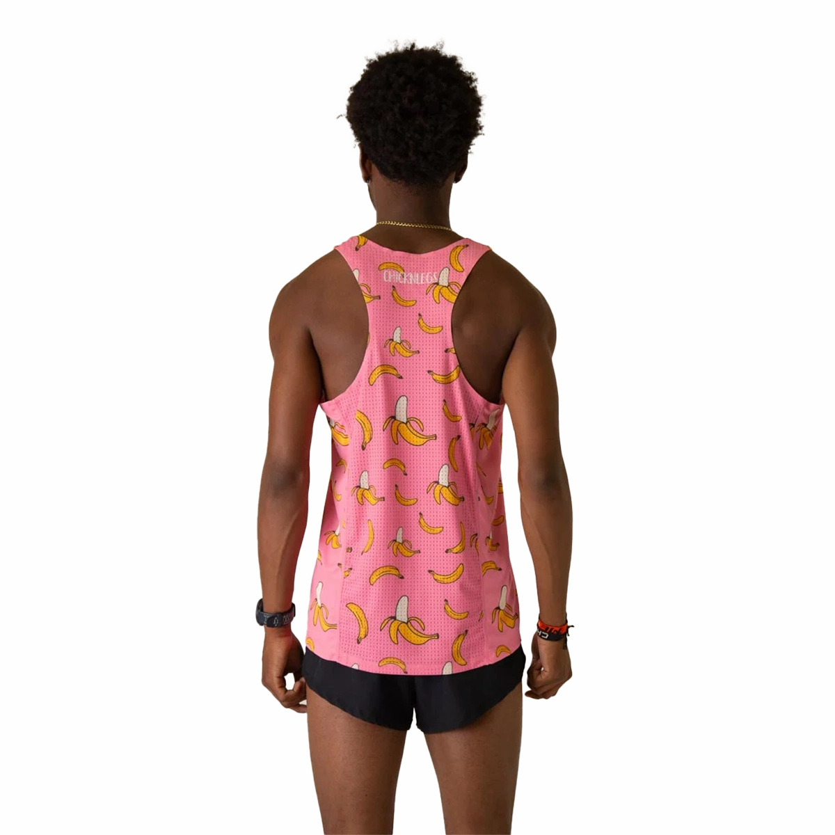 ChicknLegs Preformance Singlet Pink Bananas