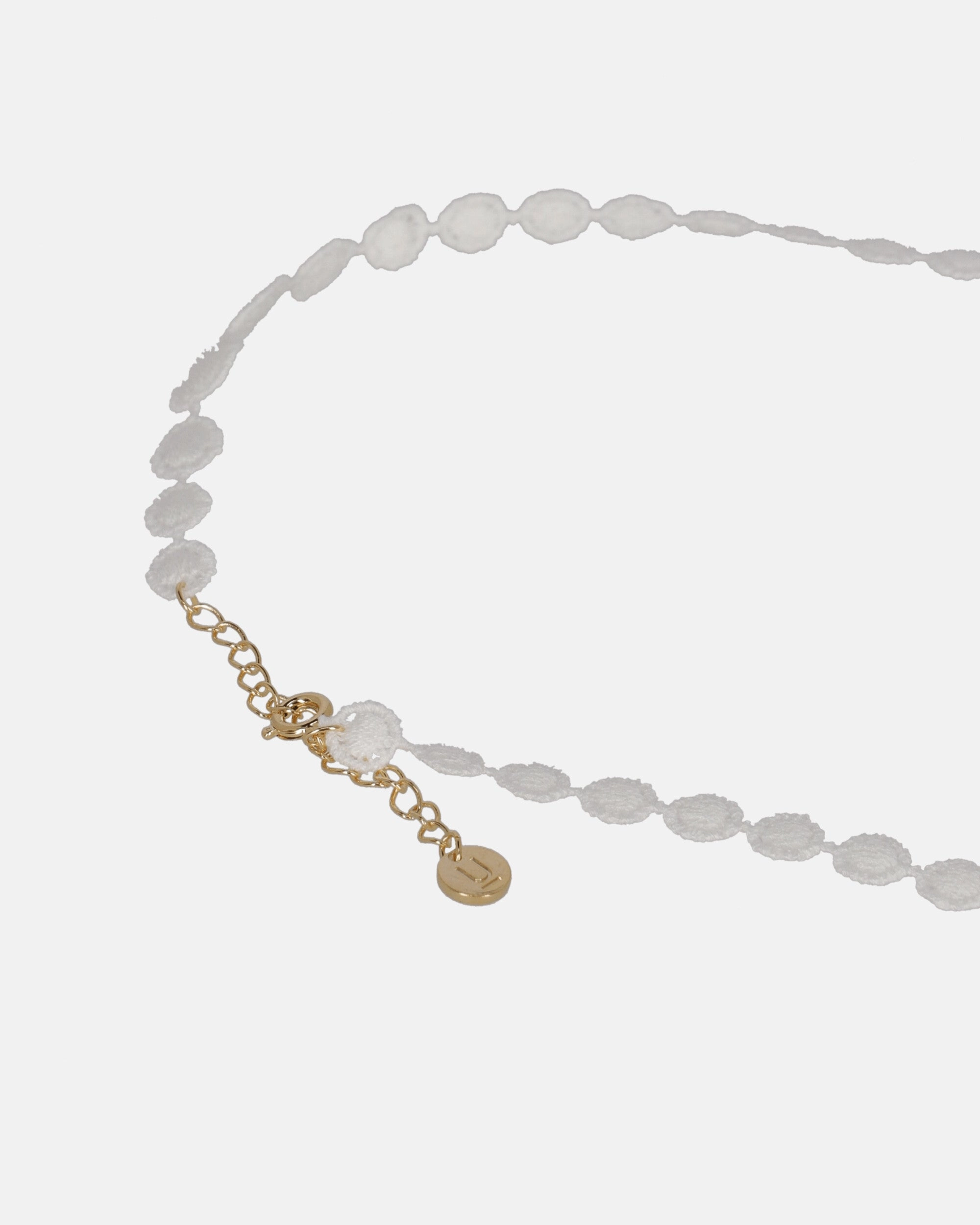 Cotton Lace Bracelet Off White