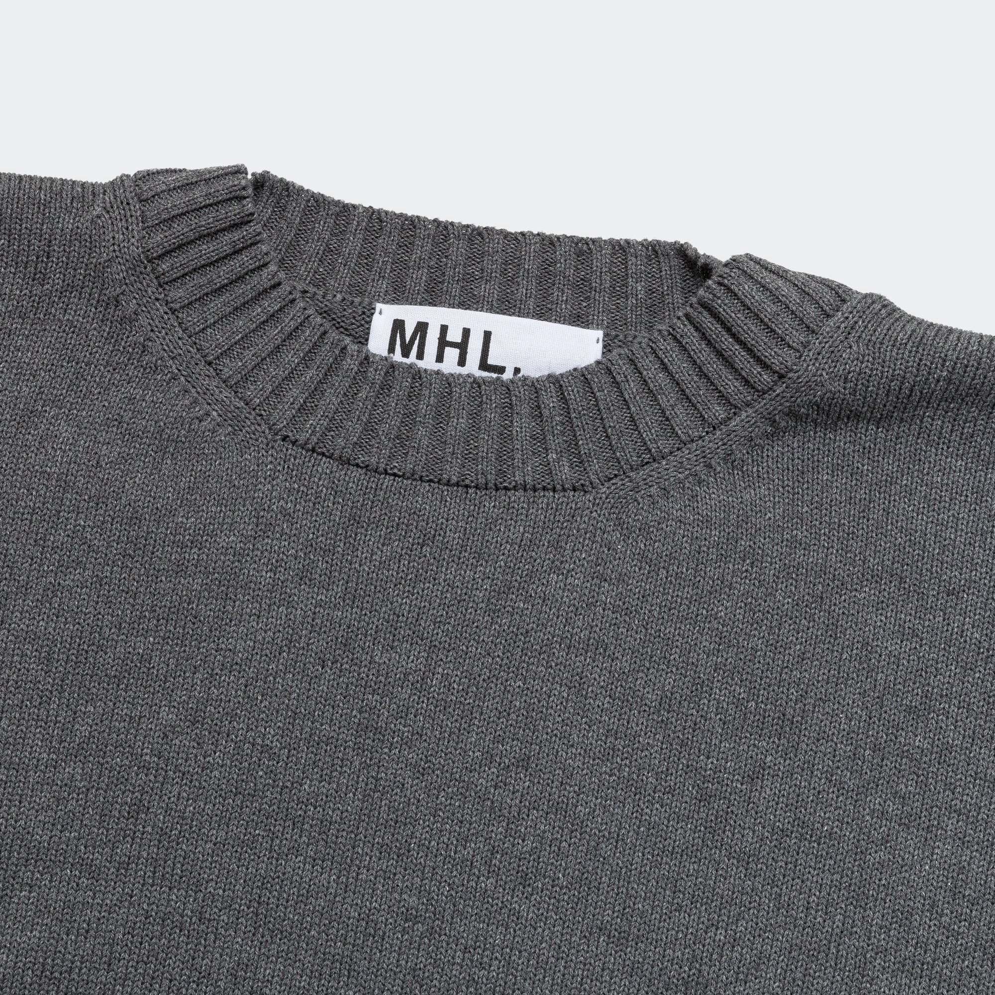 Cross Over Crew - Dry Cotton Charcoal