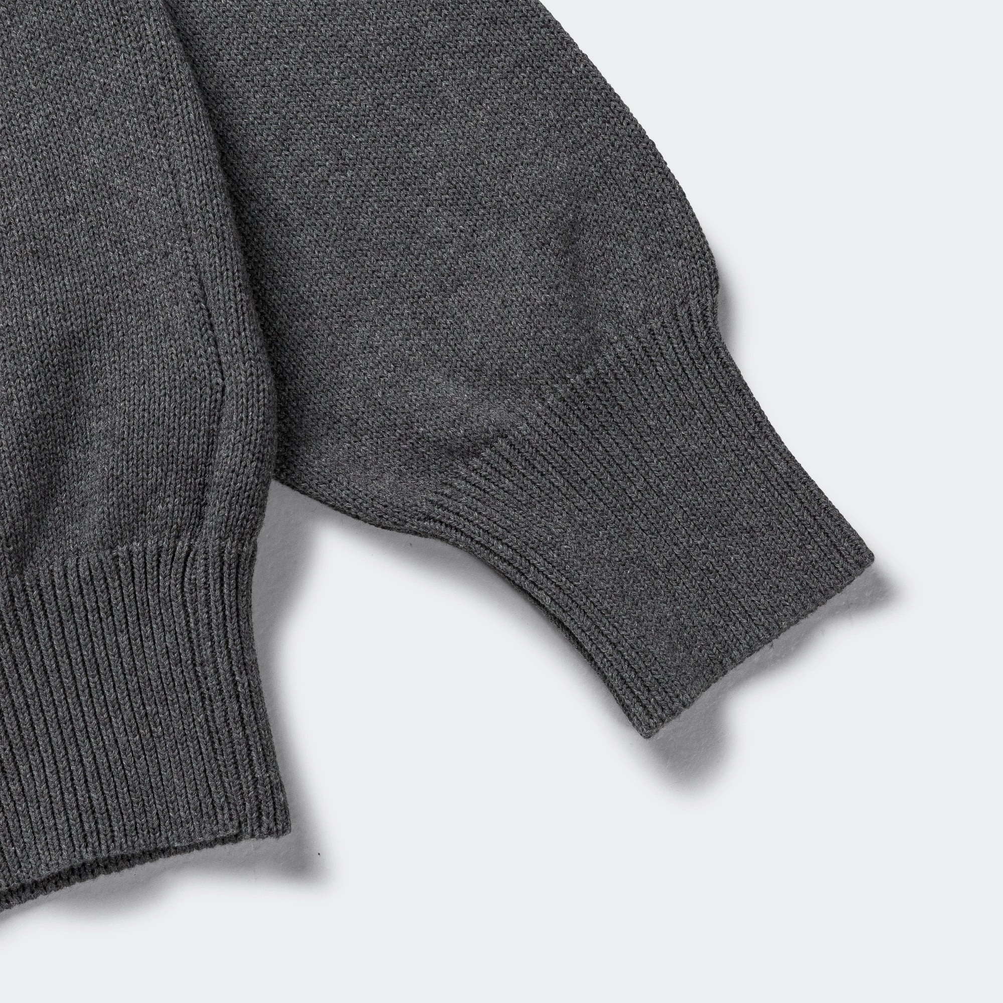 Cross Over Crew - Dry Cotton Charcoal