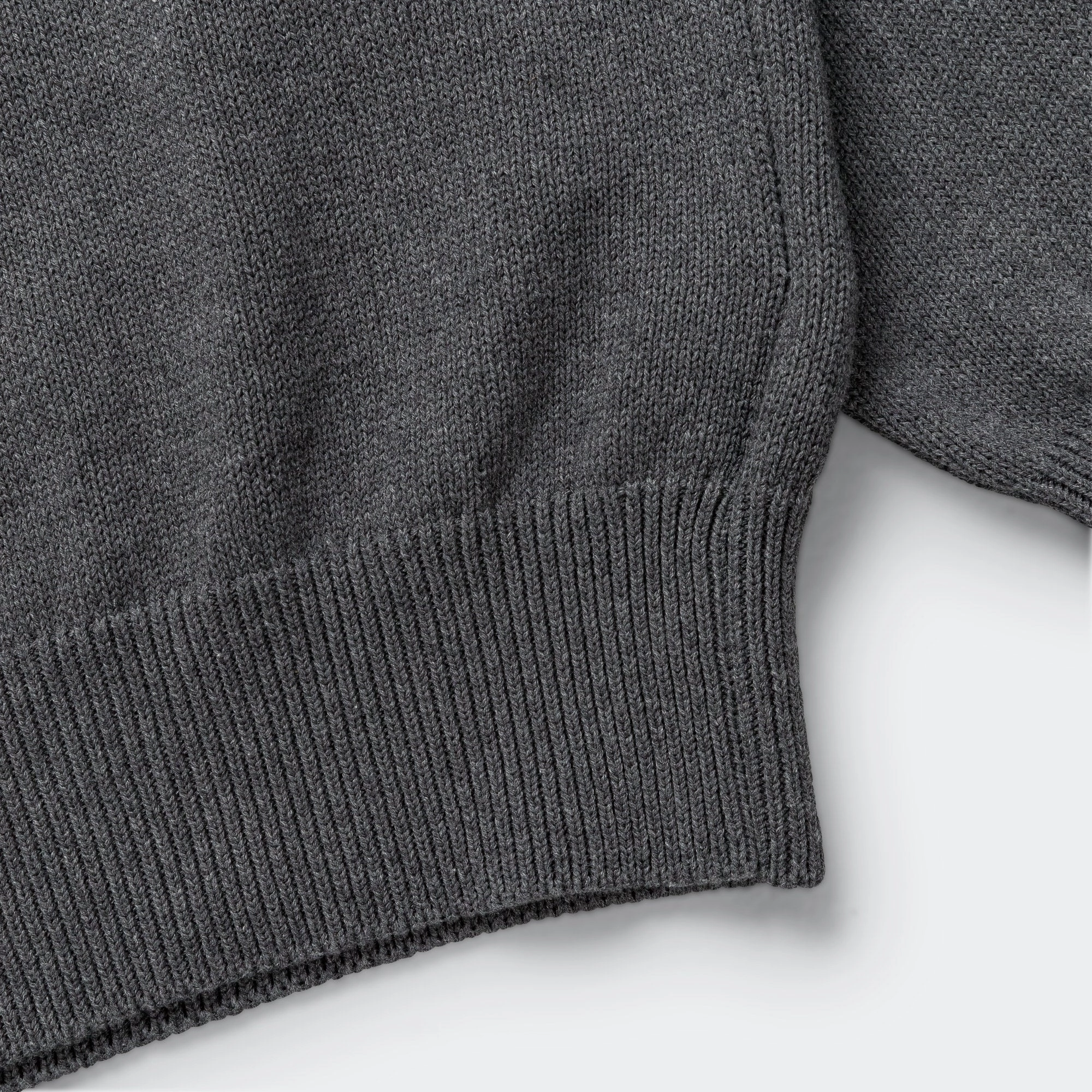 Cross Over Crew - Dry Cotton Charcoal