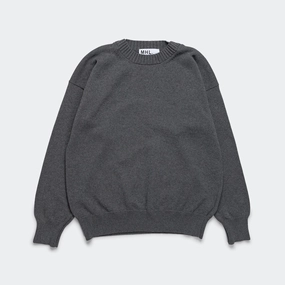 Cross Over Crew - Dry Cotton Charcoal