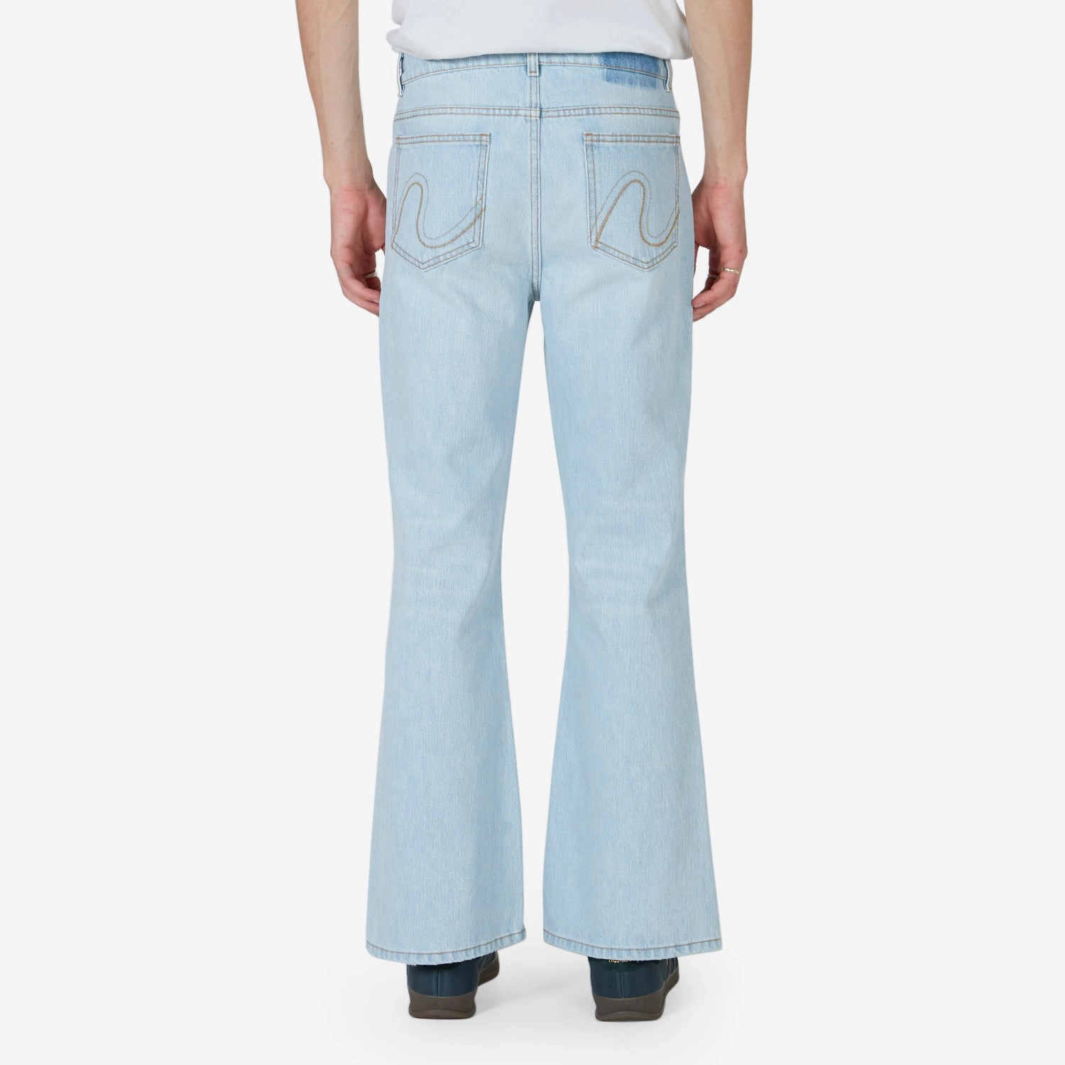Distressed Denim Pant Light Blue