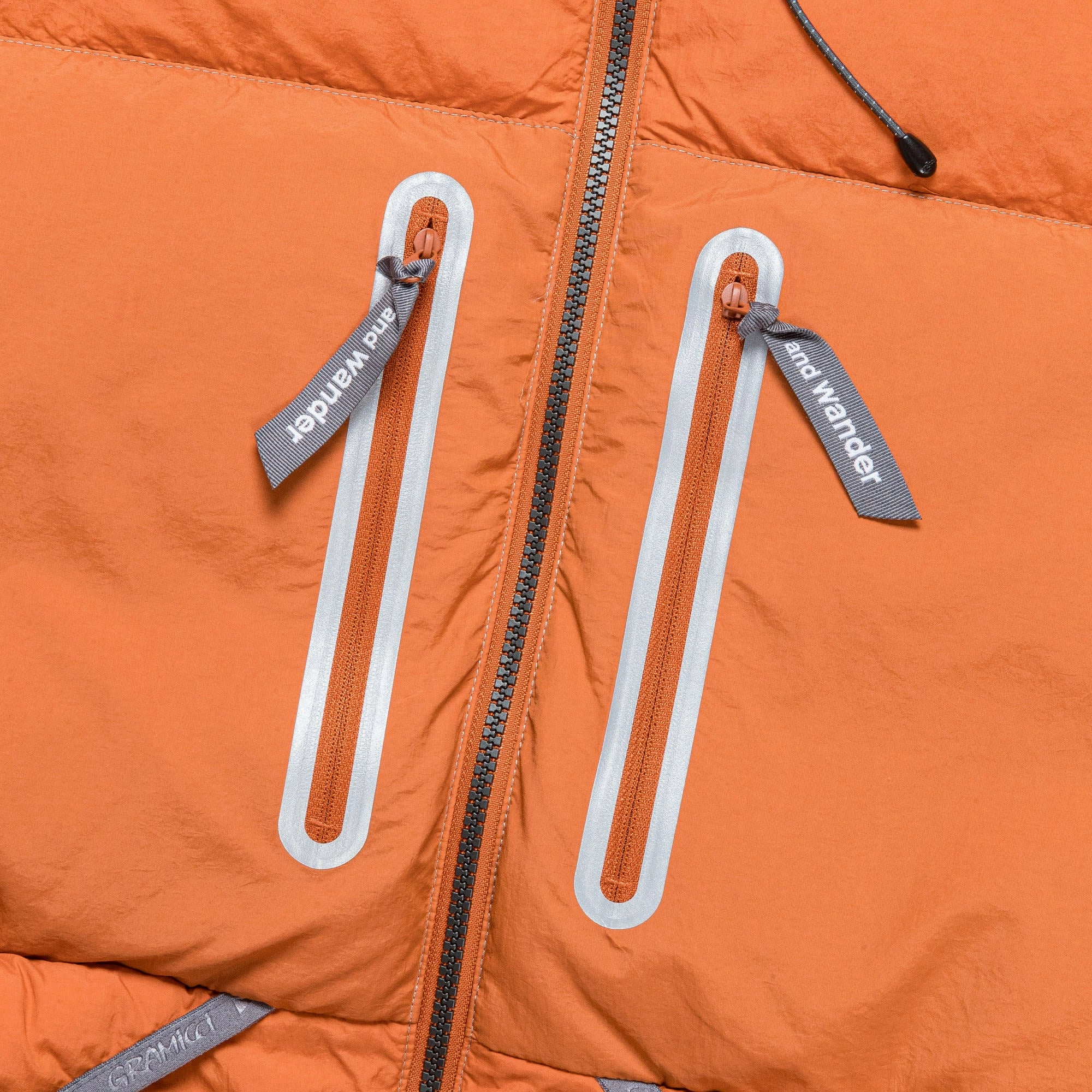 Down Jacket x and wander - Orange