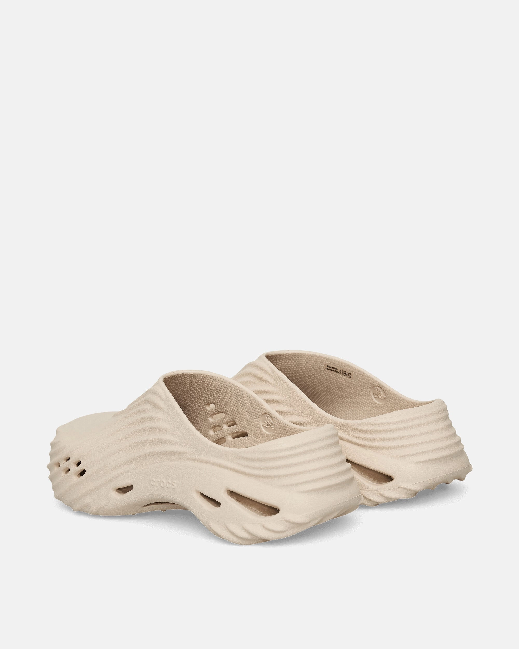 Echo Wave Mules Almond Tint