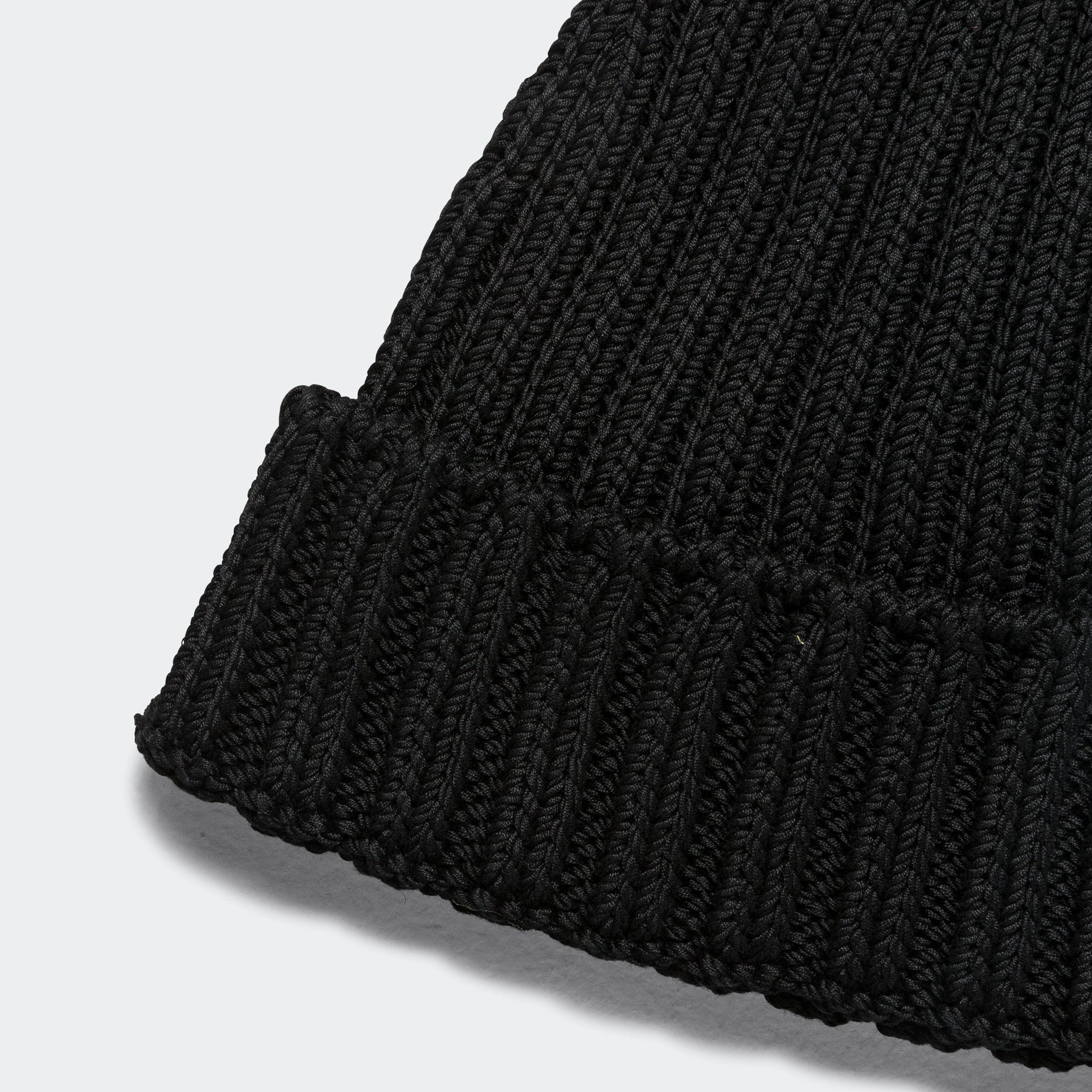 Embroided Logo Beanie - Black