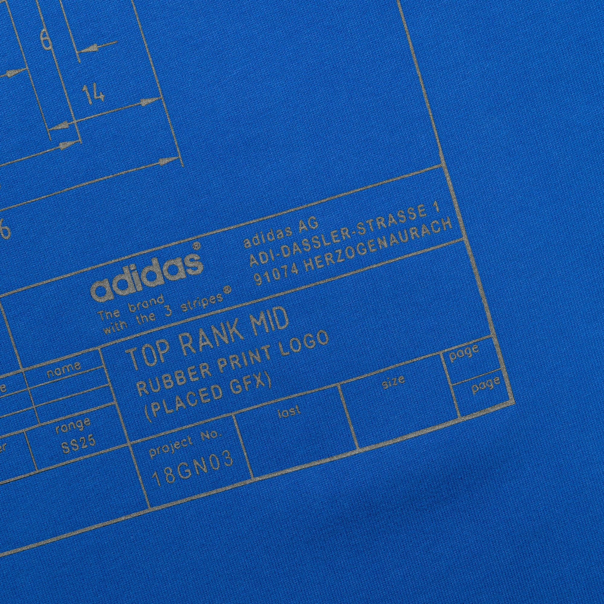 EQT Small Logo Tee - EQT Blue