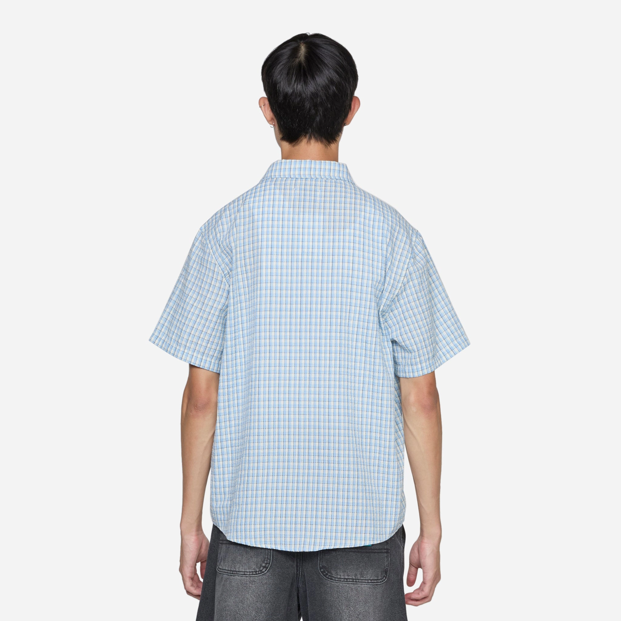 Equipment Short Sleeve Shirt Blue