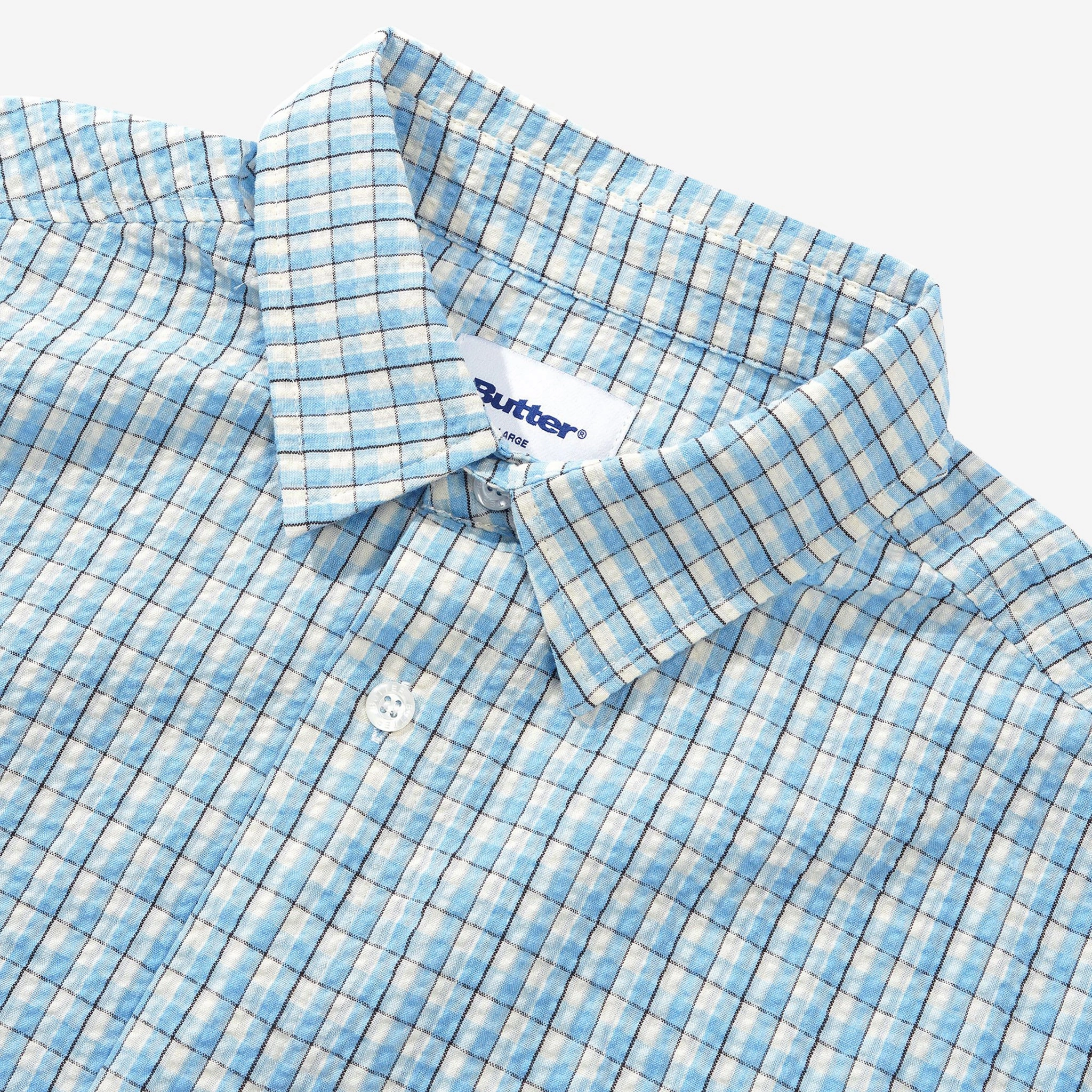 Equipment Short Sleeve Shirt Blue