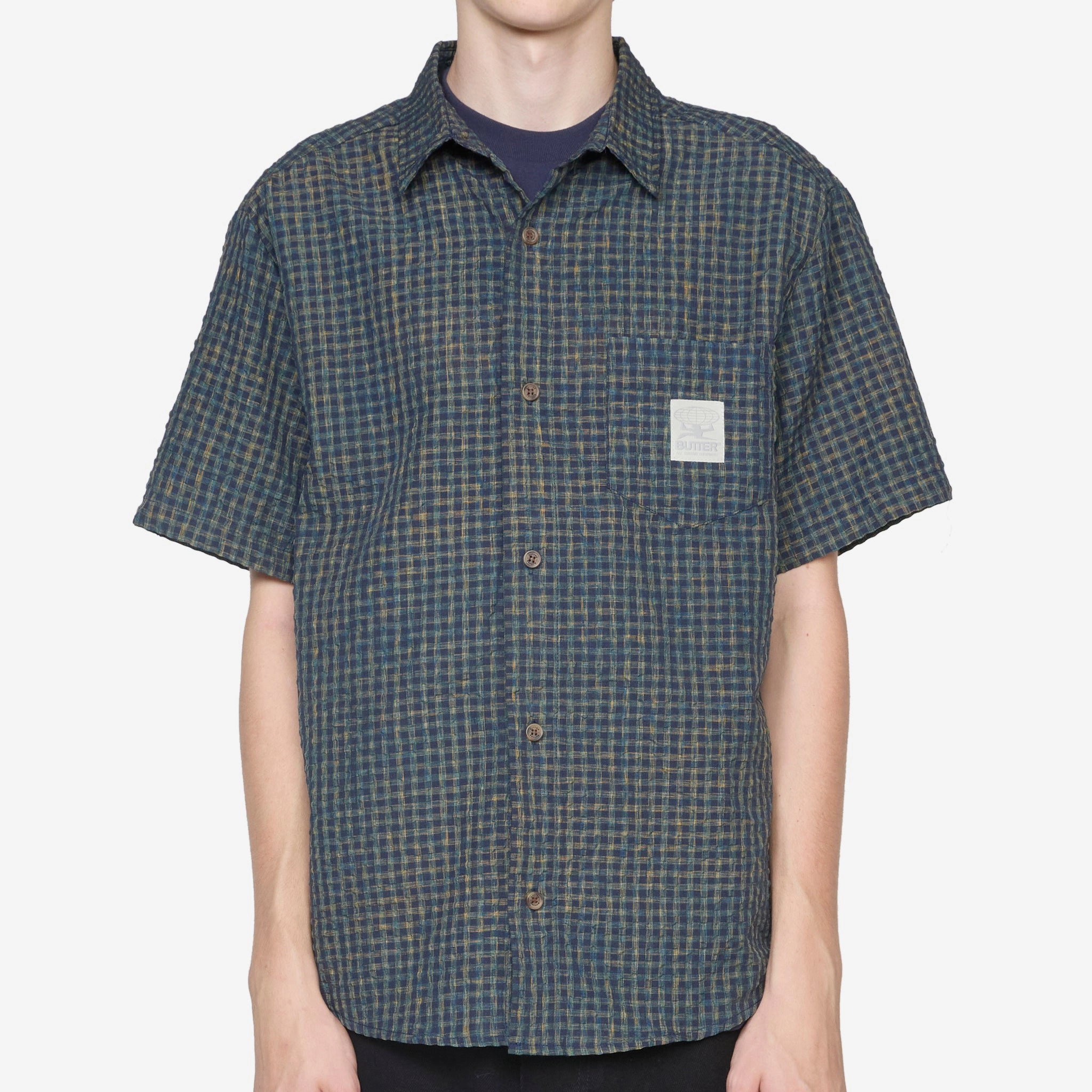 Equipment Short Sleeve Shirt Navy