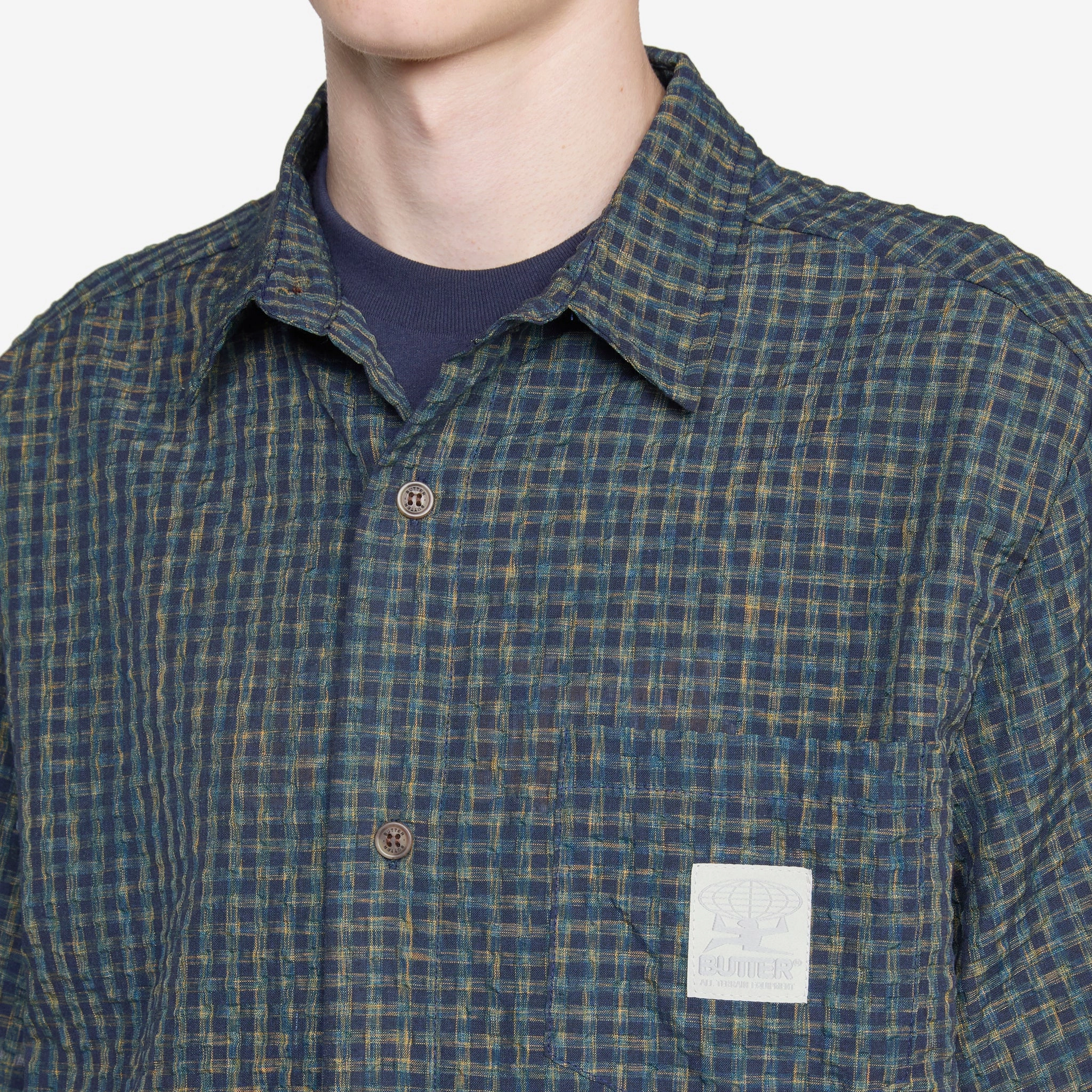 Equipment Short Sleeve Shirt Navy
