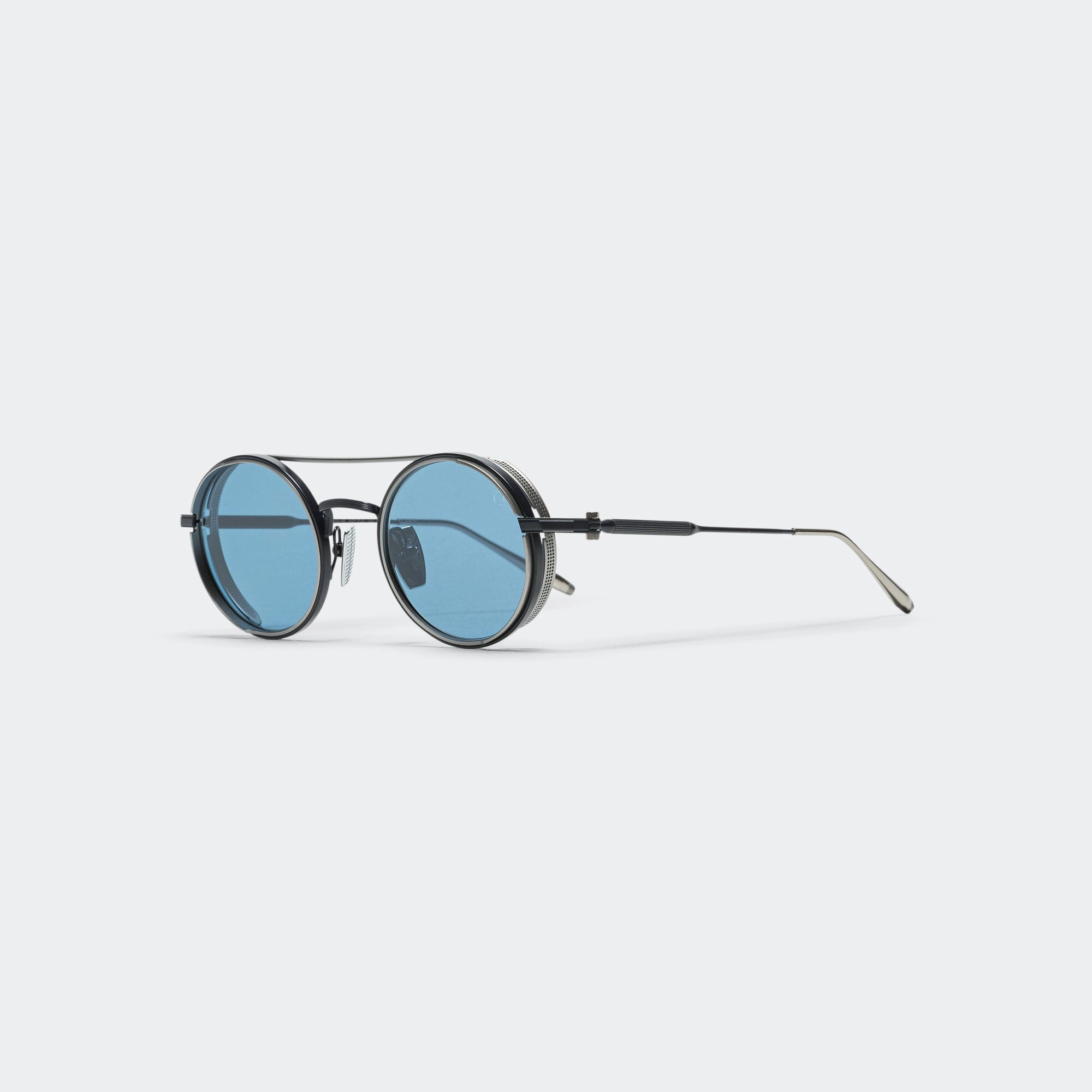 Eris - Matte Navy Blue/Black Palladium-Dark Blue Lenses