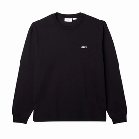 EST. Works Obey Bold Long Sleeve Tee 'Black'