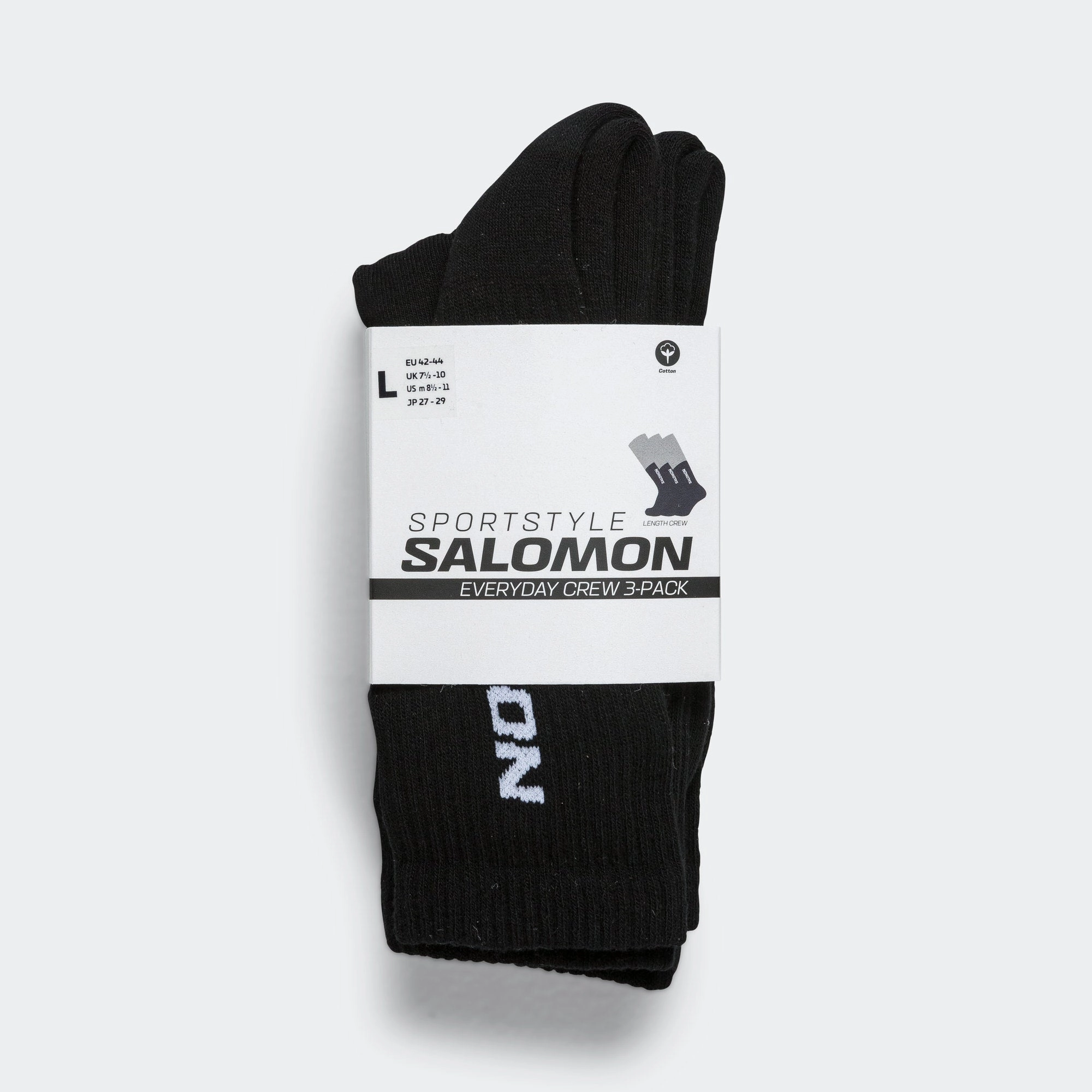 Everyday Crew 3-Pack - Black