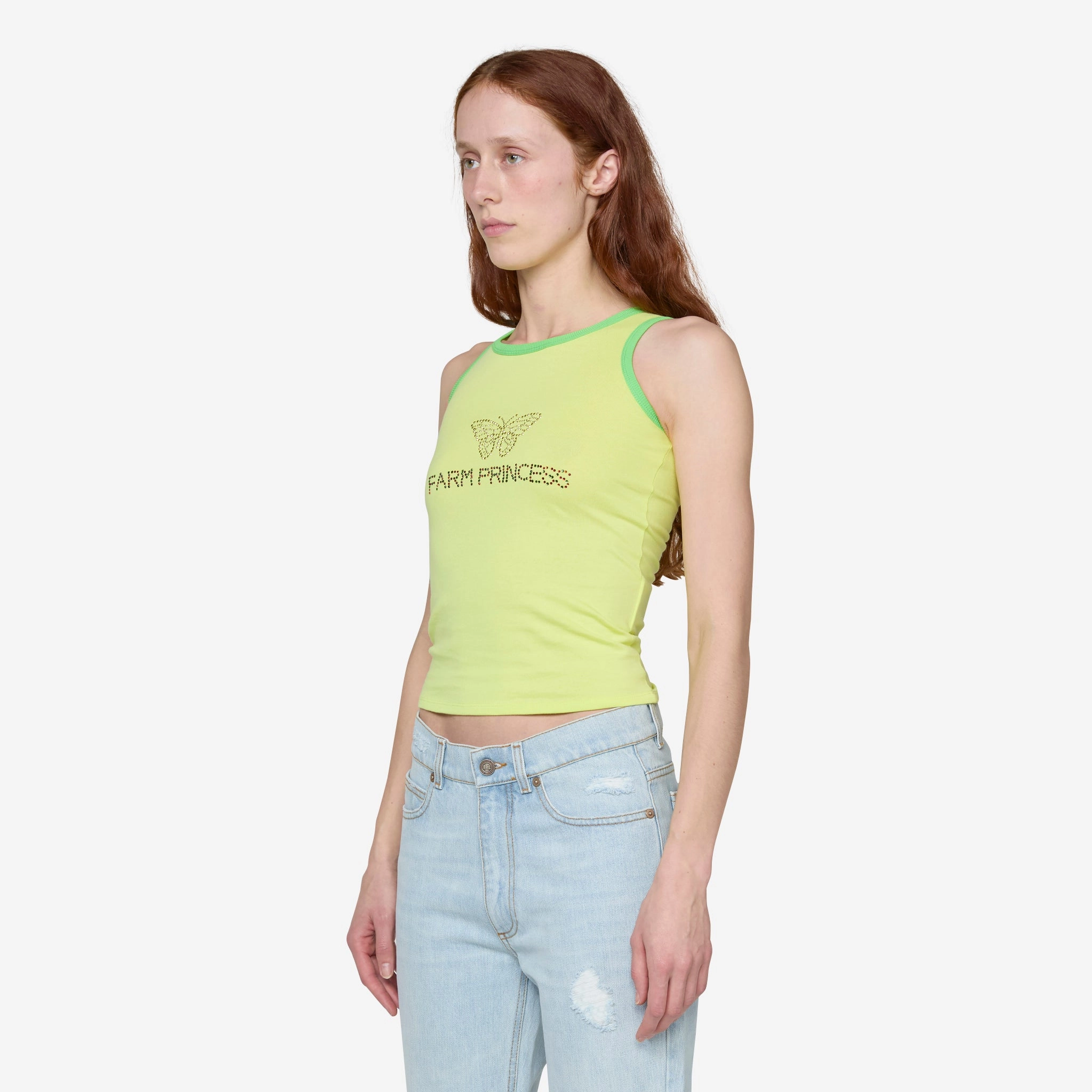 Farm Princess Tank Top Lemon