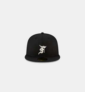 Fear of God Essentials 59FIFTY Fitted Hat Mens Hat - Black