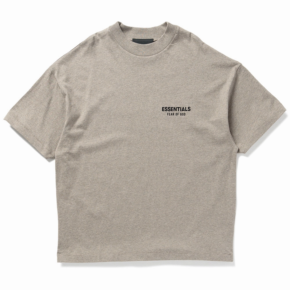 Fear Of God Essentials Jersey Crewneck Tee - Heather Gray