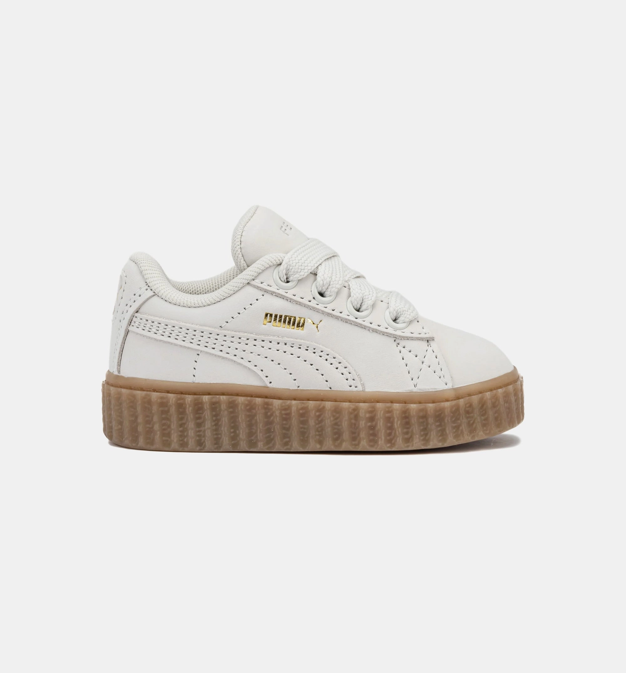Fenty Creeper Phatty Earth Tone Infant Toddler Lifestyle Shoe - Warm White/Gold/Gum
