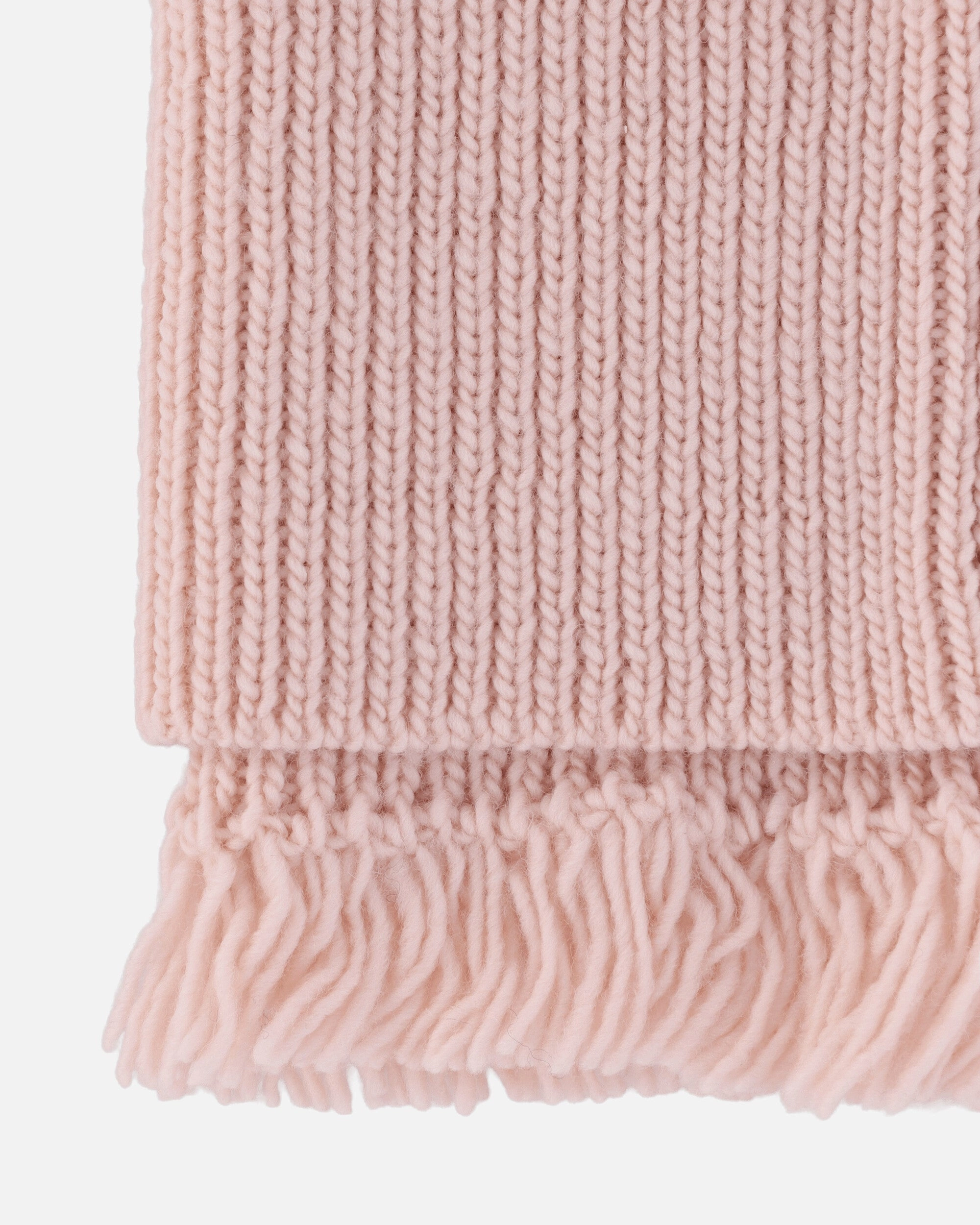 Fisherman Wool Funnel Snood Delicate Pink